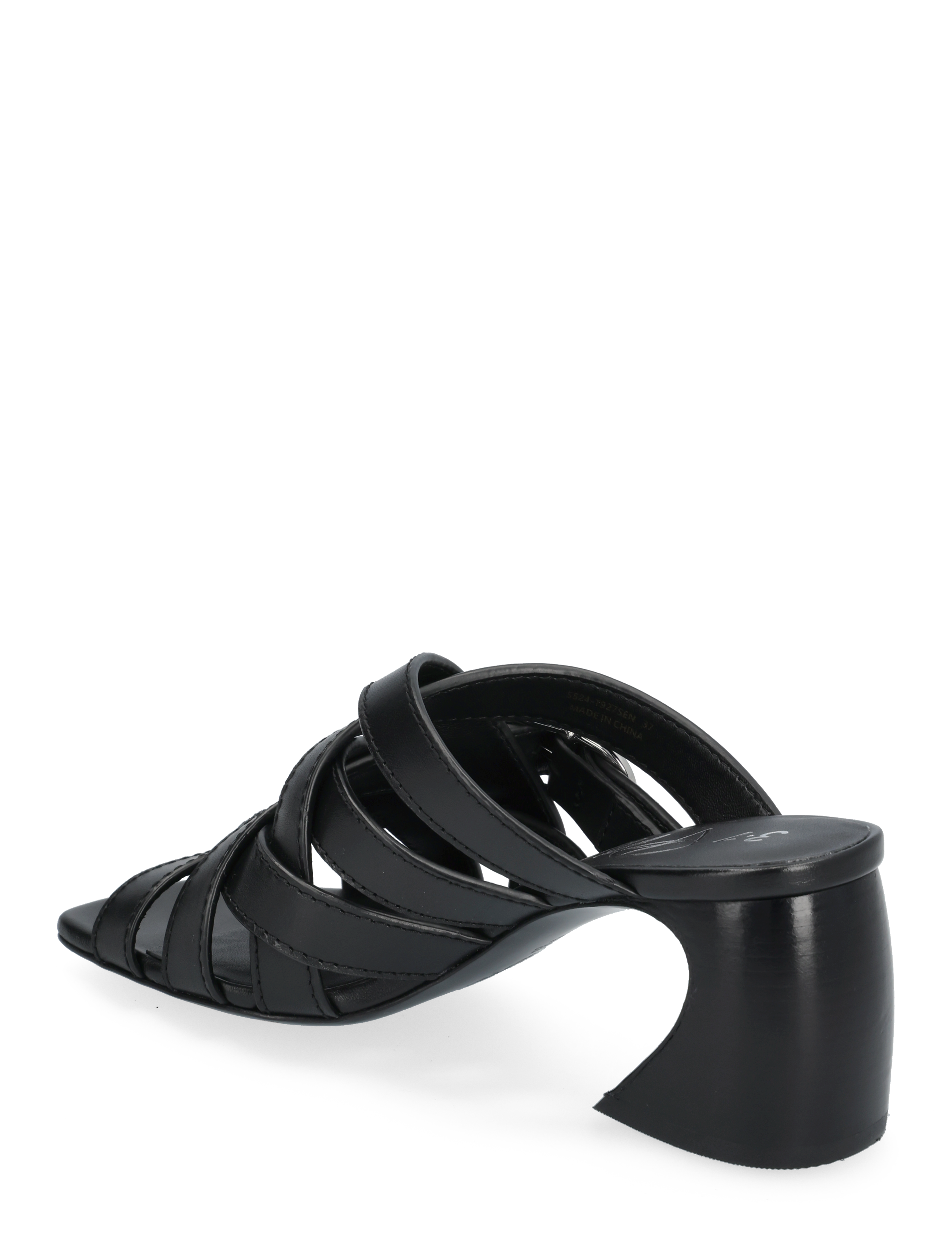 3.1 Phillip Lim - ID OPEN WOVEN MULE- 65MM CRESCENT HEEL - festtøj til outletpriser - black - 2