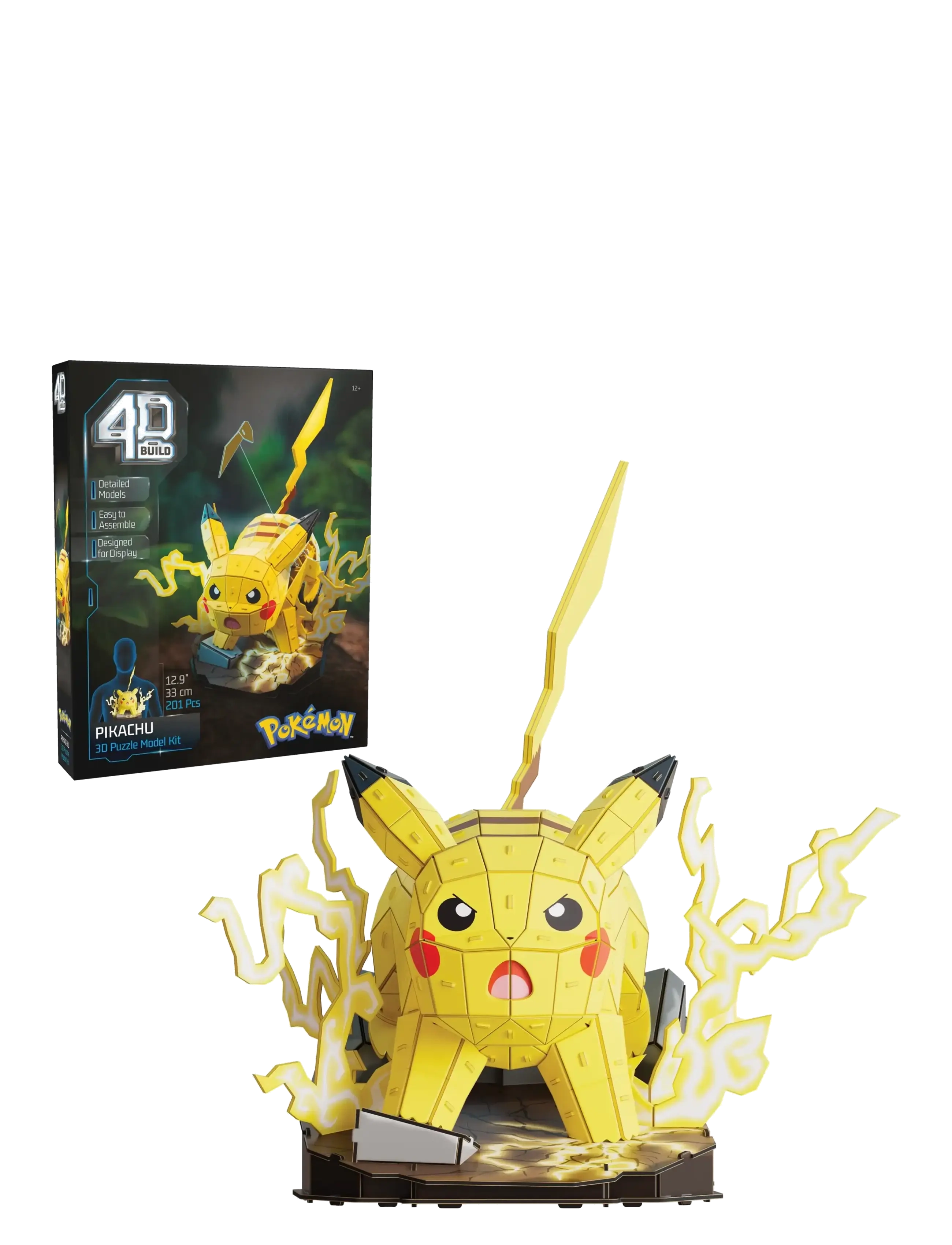 4D Puzzles 4D Build Pokémon 30 cm - Pikachu - Pussel - MULTI / yellow