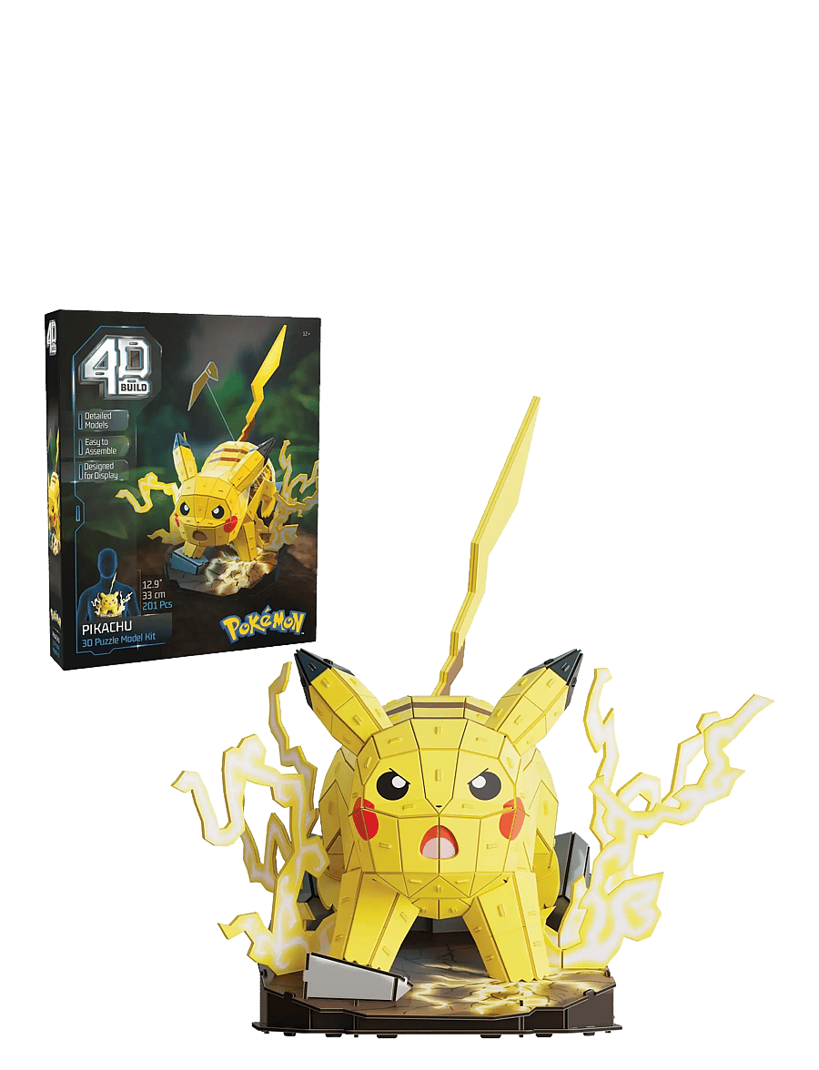 4D Puzzles - 4D Build Pokémon 30 cm - Pikachu - 3d-pussel - multi - 1