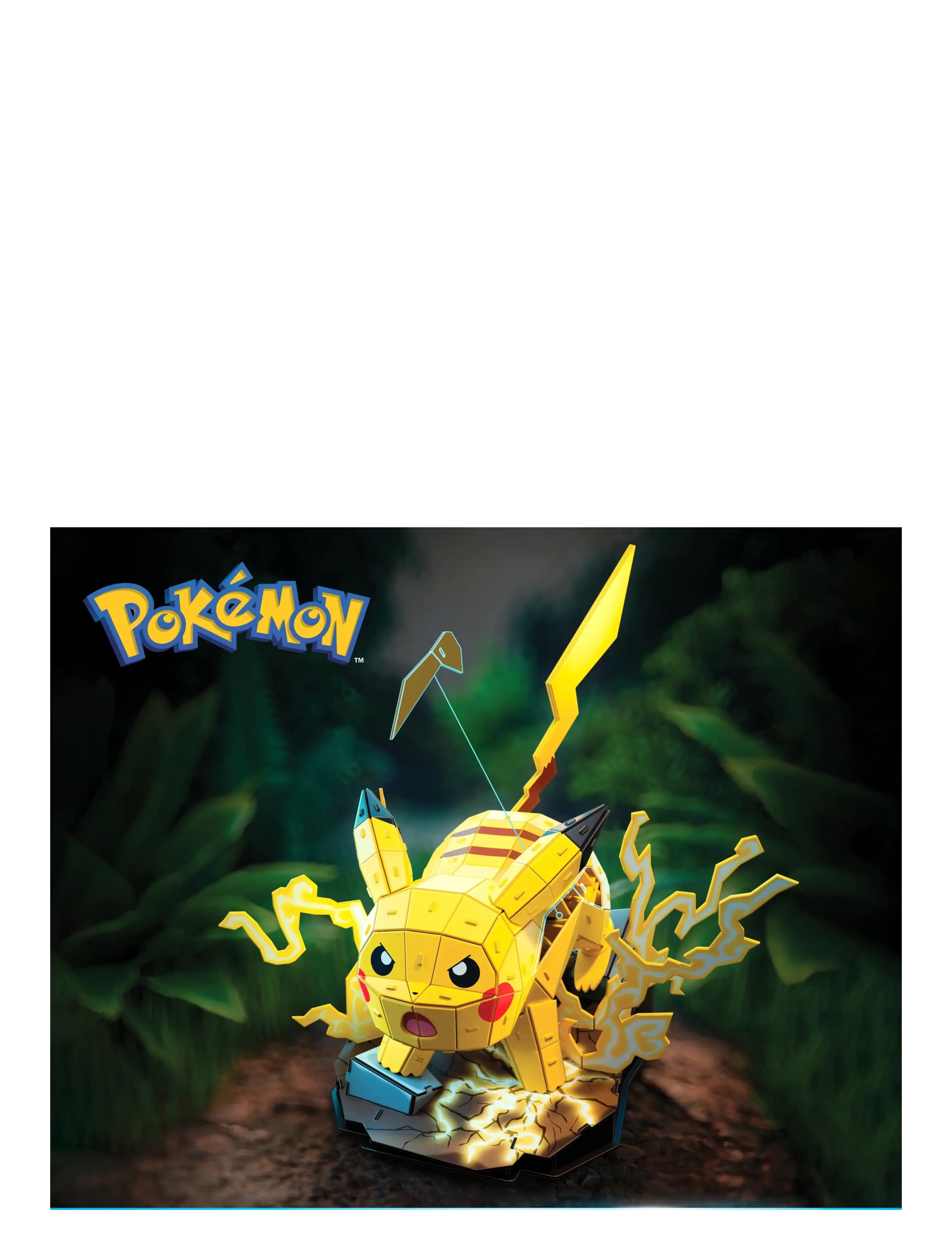 4D Puzzles 4D Build Pokémon 30 cm - Pikachu, One Size, Yellow, Puslespil > 3D-Puslespil, Børn