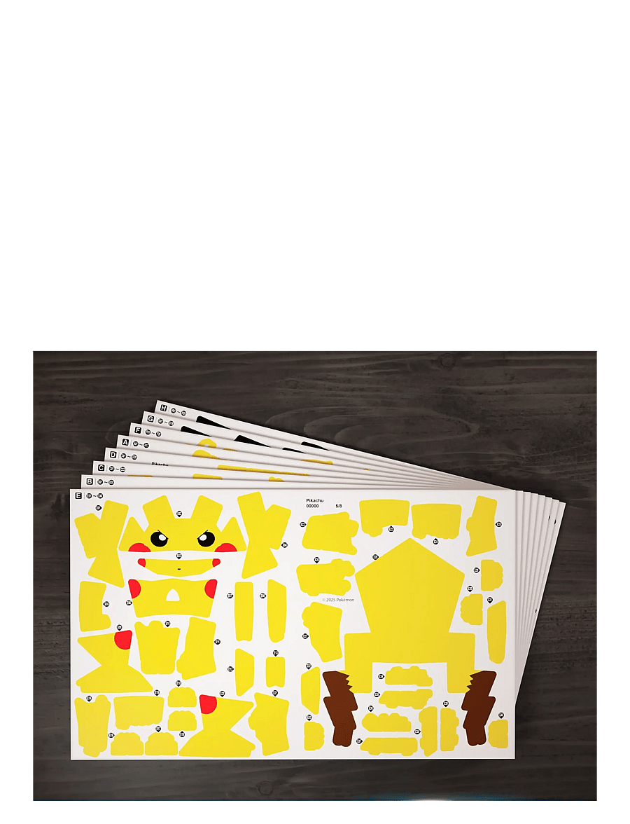 4D Puzzles - 4D Build Pokémon 30 cm - Pikachu - 3d-pussel - multi - 3