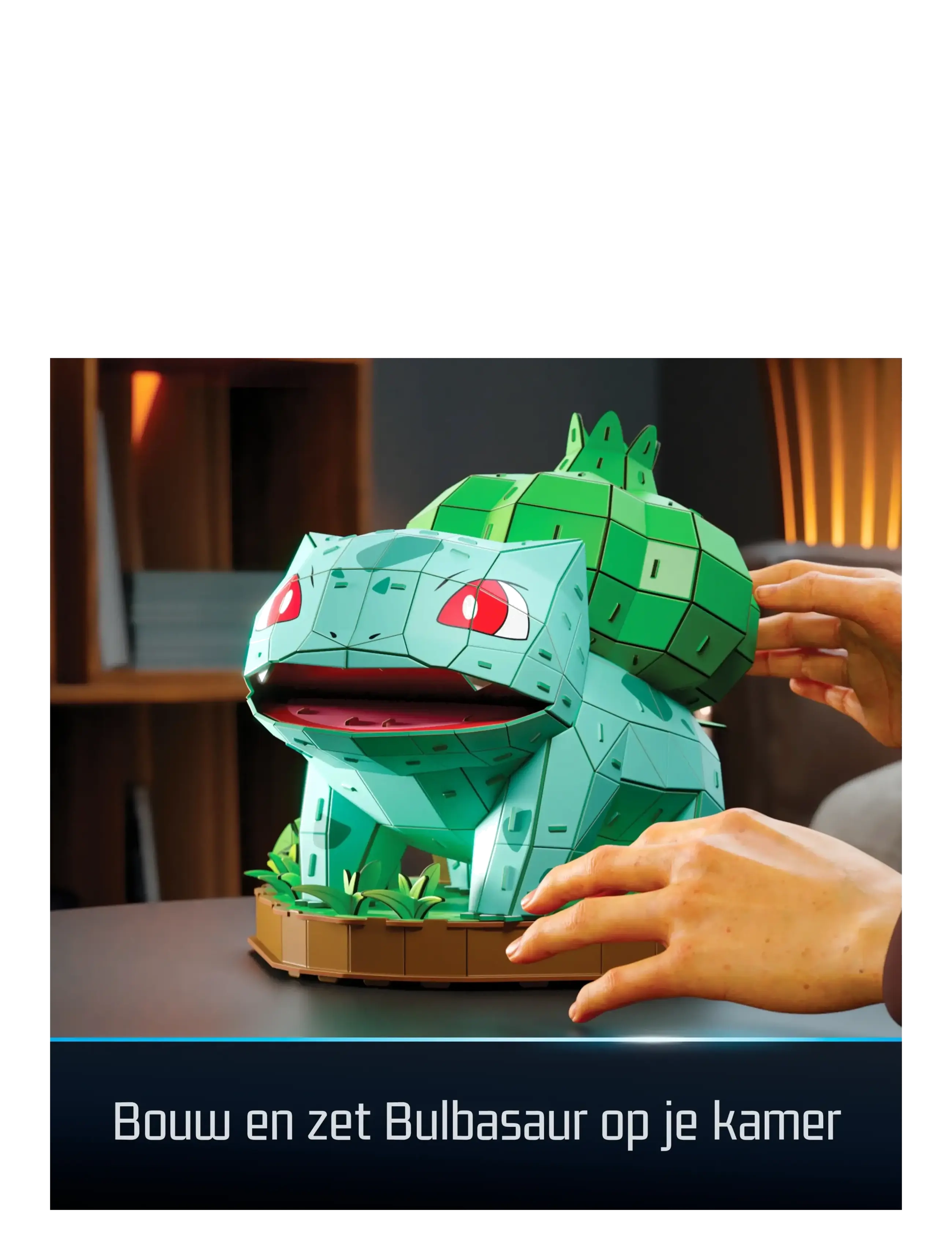 4D Puzzles 4D Puzzles Pokémon 30 cm - Bulbasaur, One Size, Green, Puslespil > 3D-Puslespil, Børn