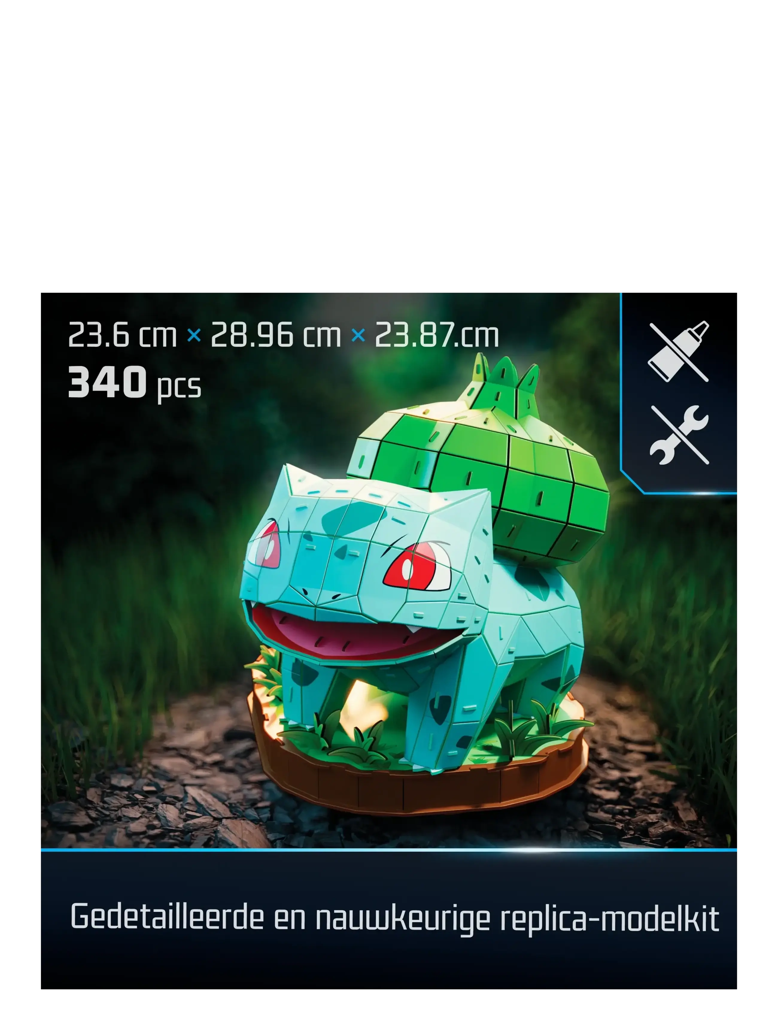 4D Puzzles - 4D Puzzles Pokémon 30 cm - Bulbasaur - 3d-pussel - multi - 3
