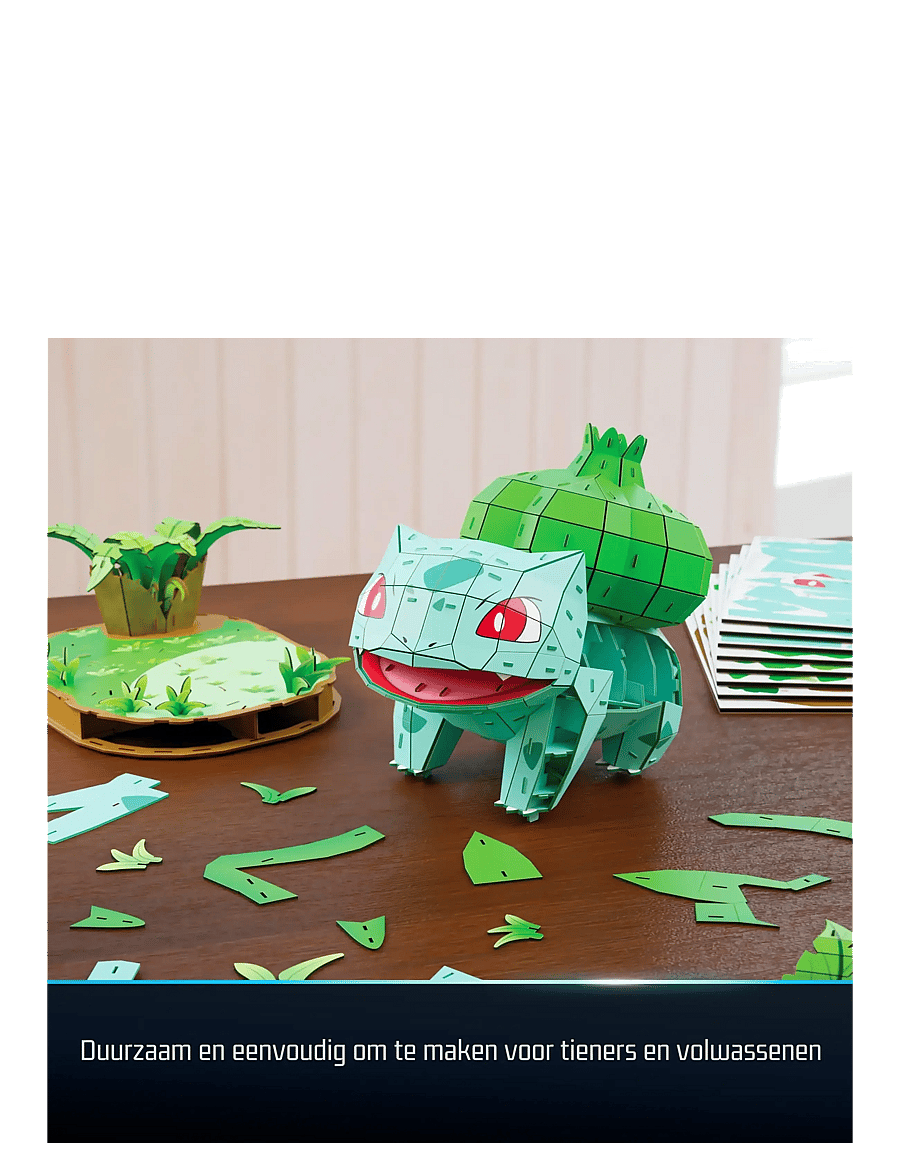 4D Puzzles - 4D Puzzles Pokémon 30 cm - Bulbasaur - 3d-pussel - multi - 4