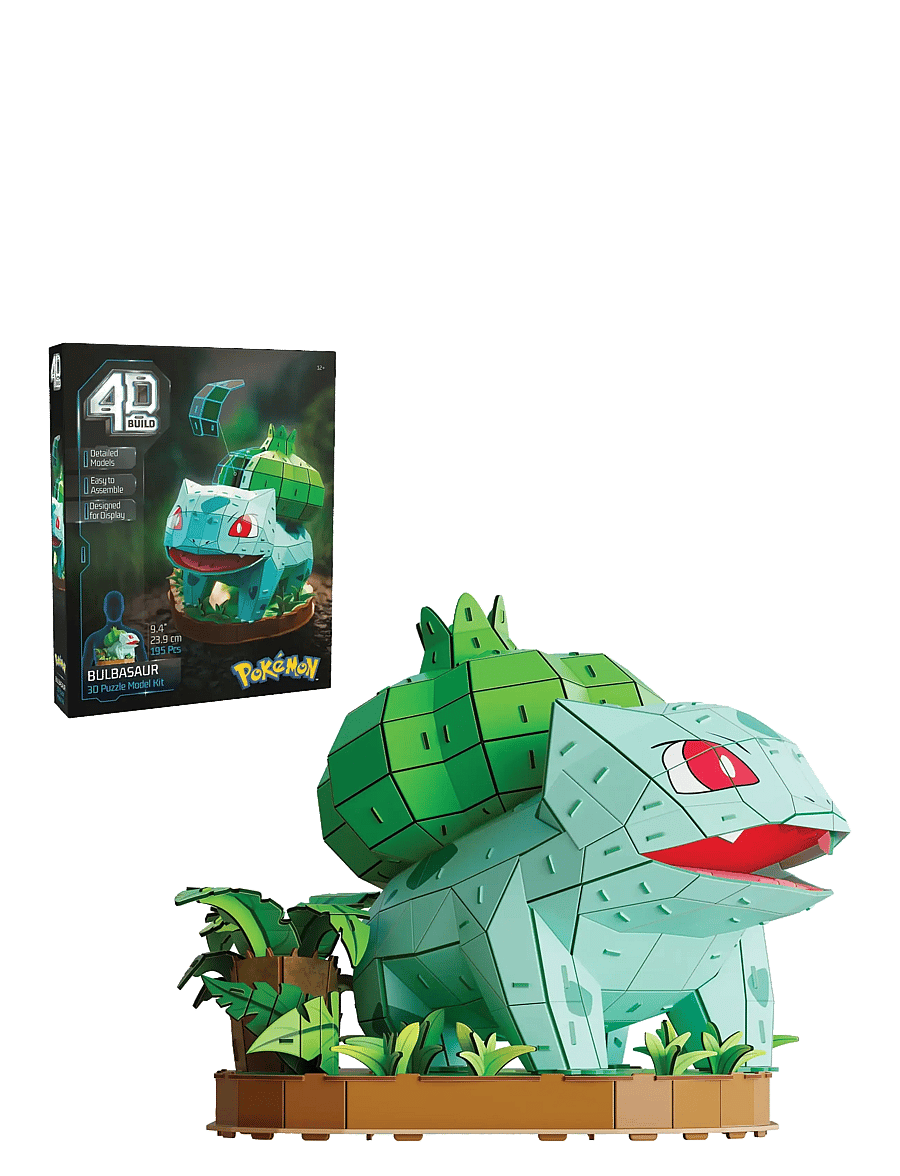 4D Puzzles - 4D Puzzles Pokémon 30 cm - Bulbasaur - 3d-pussel - multi - 5