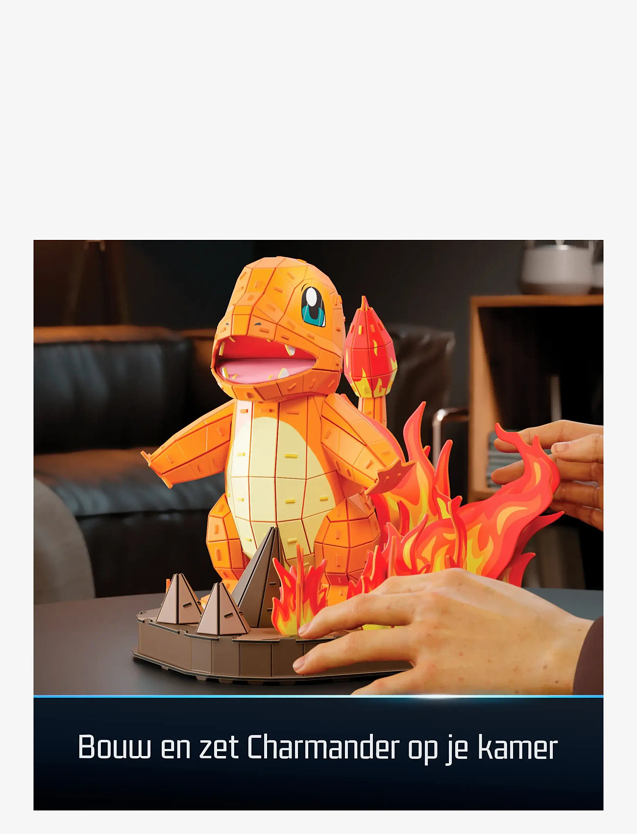 4D Puzzles - 4D Puzzles Pokémon 30 cm - Charmander - 3d-pussel - multi - 1