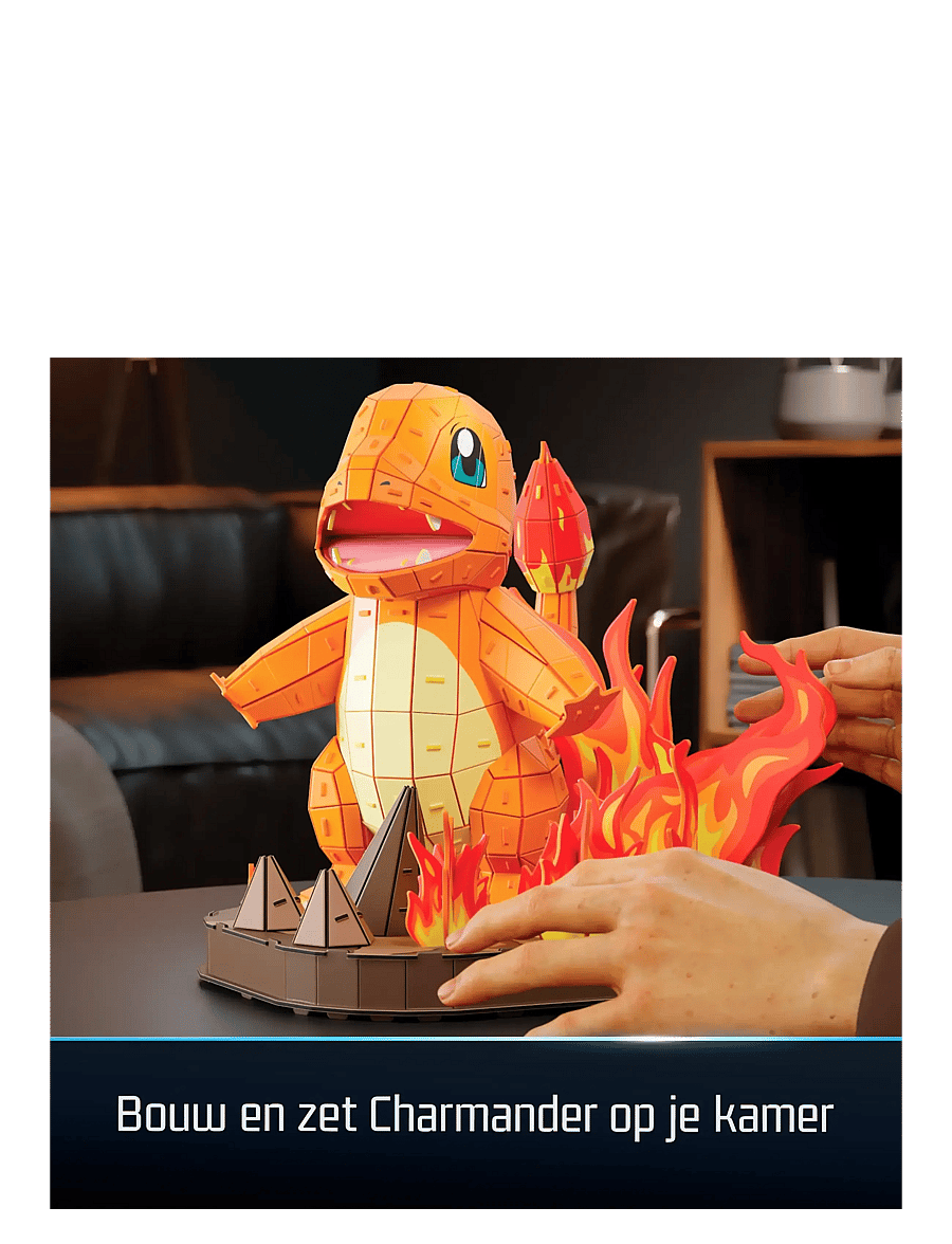 4D Puzzles - 4D Puzzles Pokémon 30 cm - Charmander - 3d-pussel - multi - 1