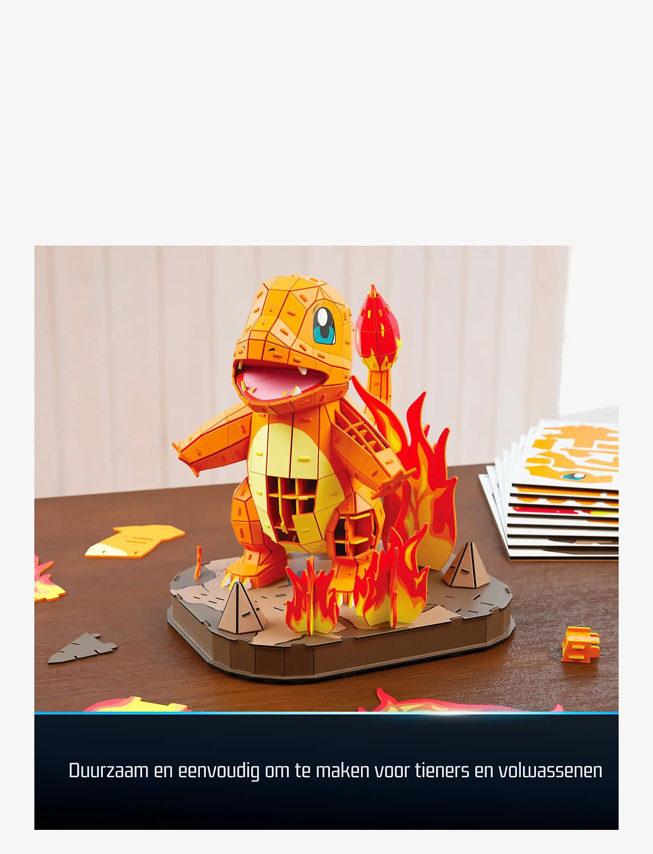 4D Puzzles - 4D Puzzles Pokémon 30 cm - Charmander - 3d-pussel - multi - 4