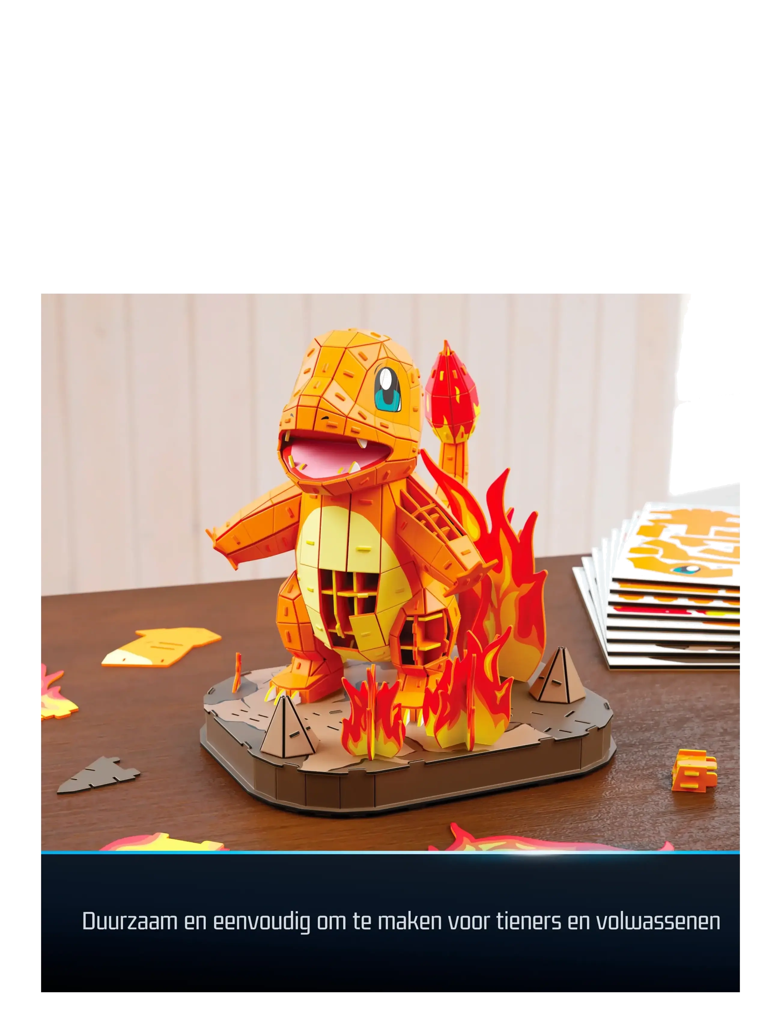 4D Puzzles - 4D Puzzles Pokémon 30 cm - Charmander - 3d-pussel - multi - 4