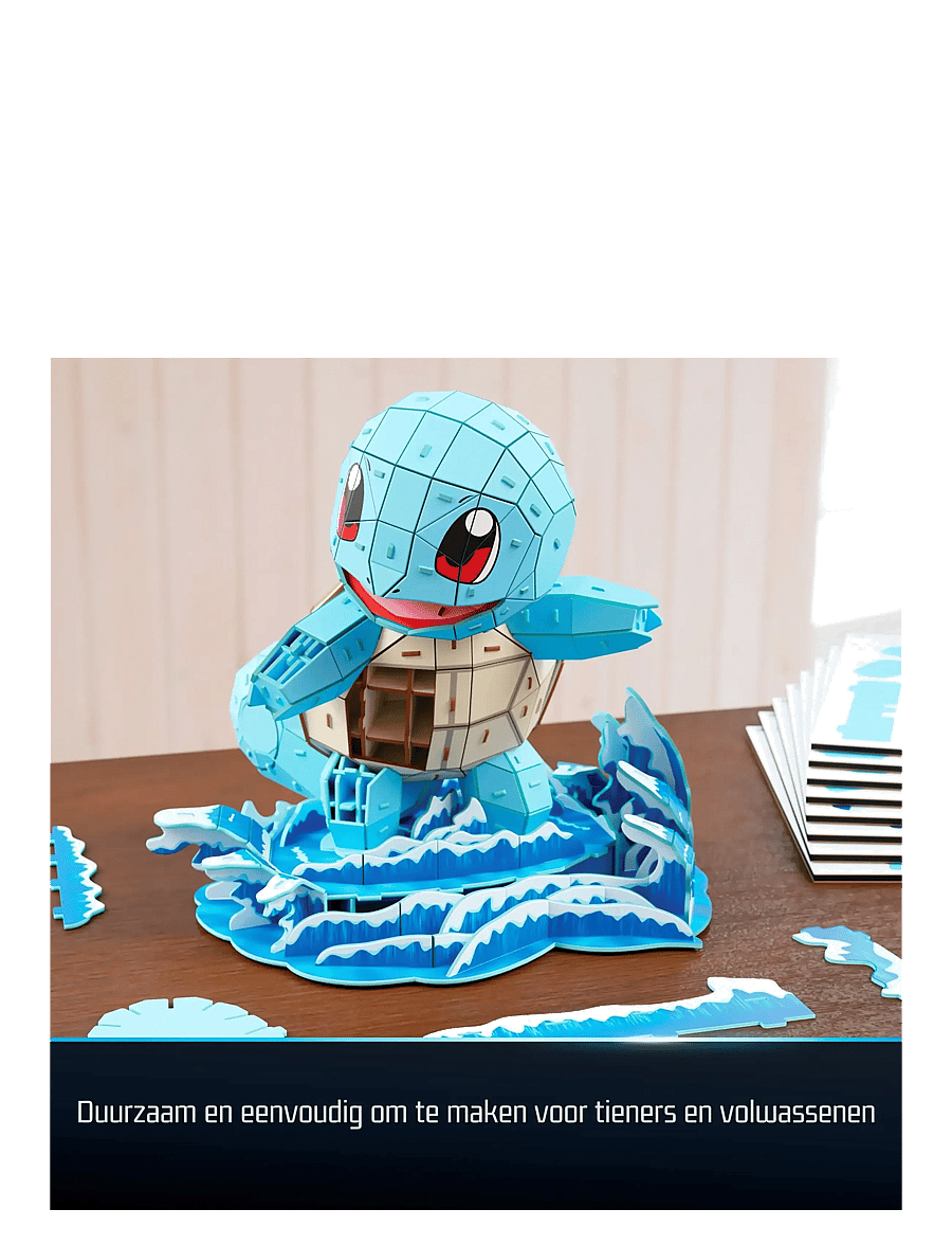 4D Puzzles - 4D Puzzles Pokémon 30 cm - Squirtle - 3d-pussel - multi - 3