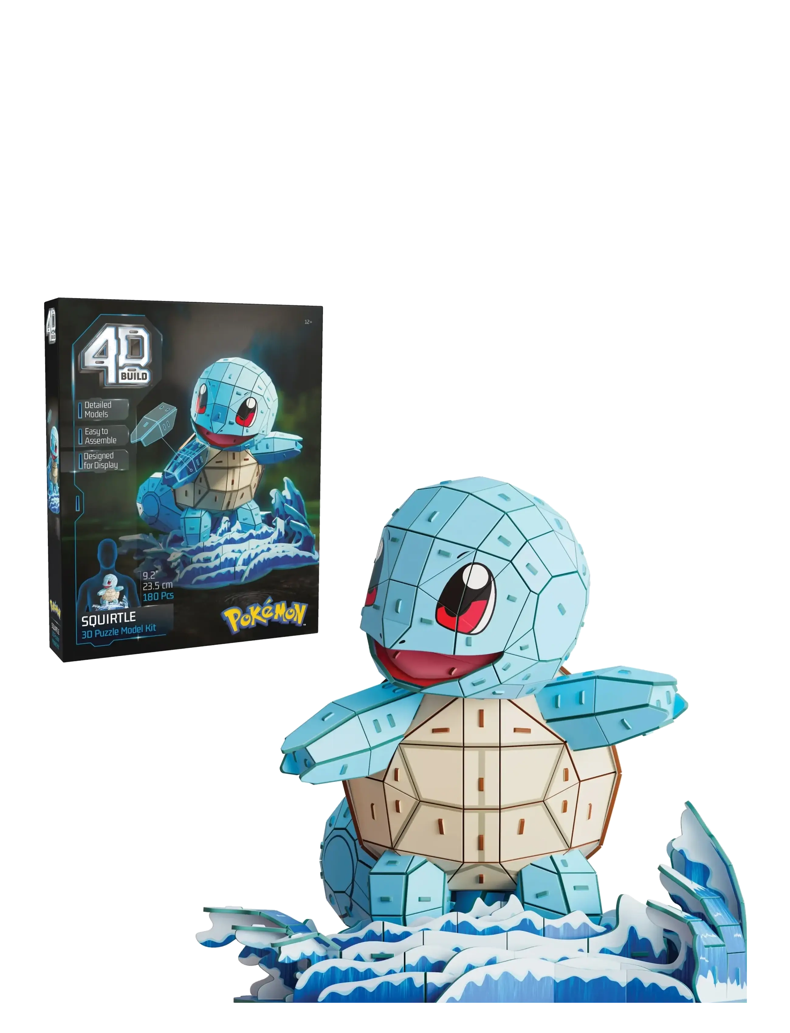 4D Puzzles - 4D Puzzles Pokémon 30 cm - Squirtle - 3d-pussel - multi - 5