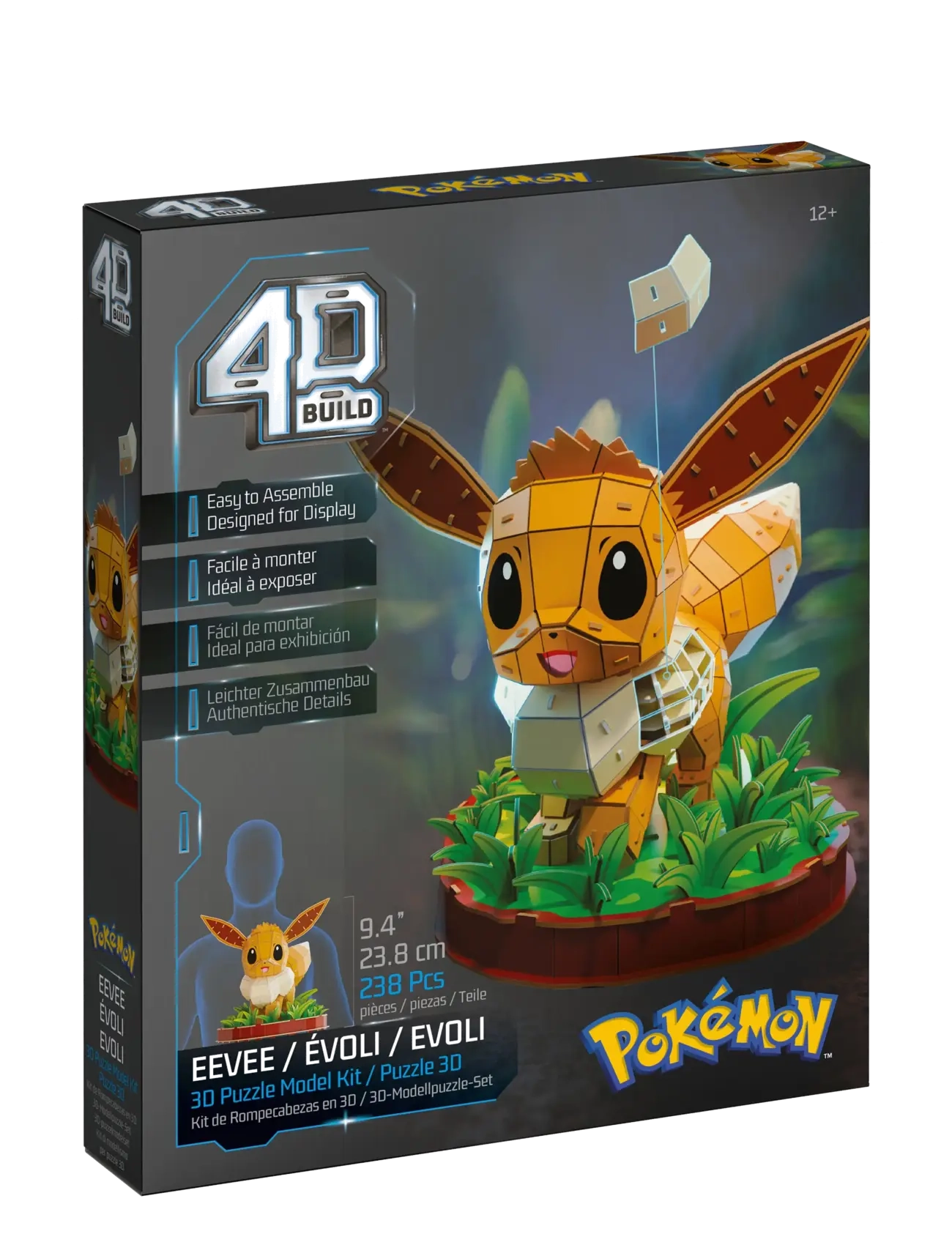 4D Puzzles - 4D Build Pokémon 20 cm - Eevee - multi - 1