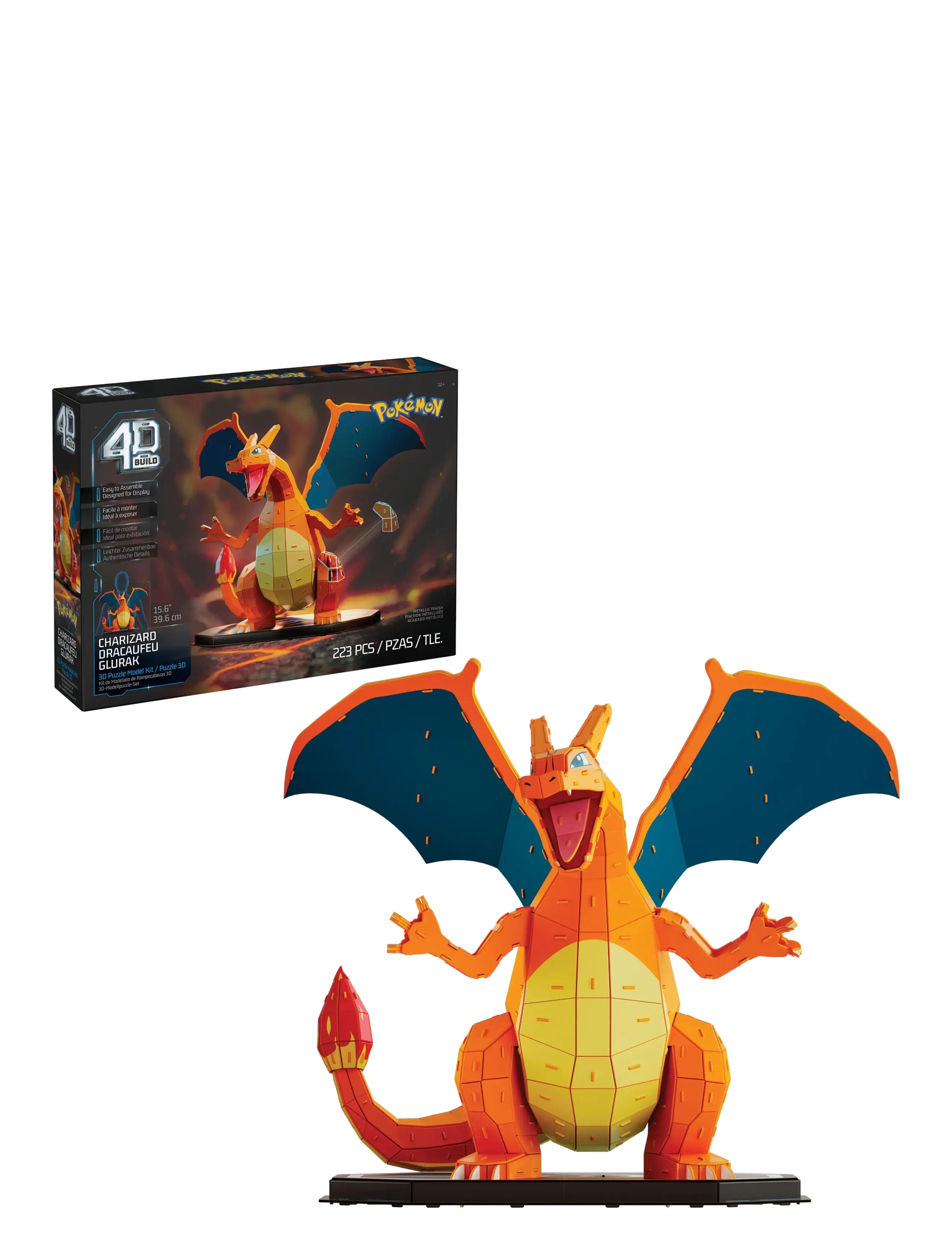 4D Puzzles 4D Build Pokémon 37 cm - Charizard - Pussel - MULTI / multi