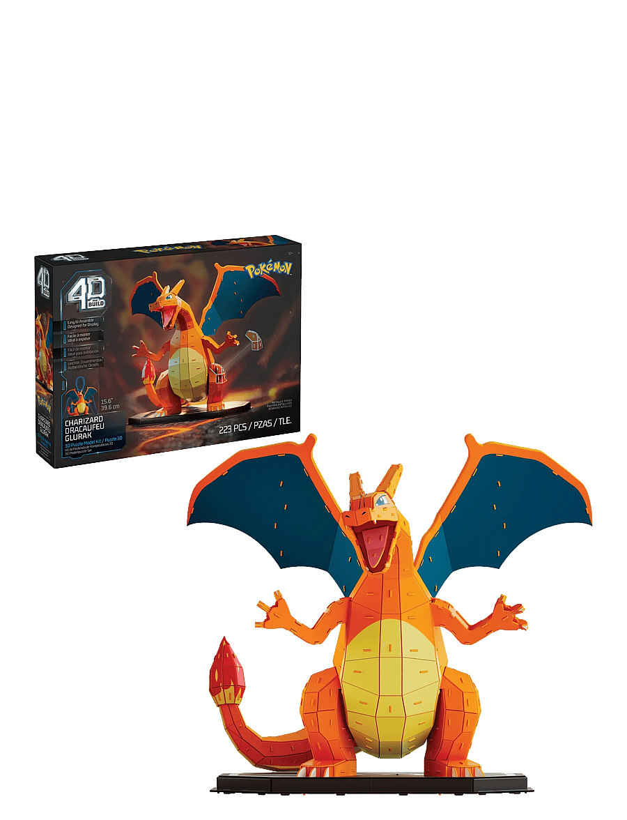 4D Puzzles - 4D Build Pokémon 37 cm - Charizard - multi - 0