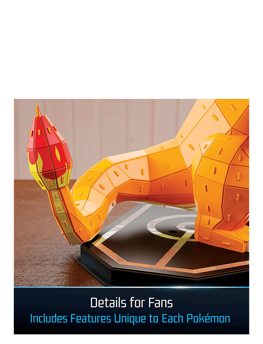 4D Puzzles - 4D Build Pokémon 37 cm - Charizard - multi - 5