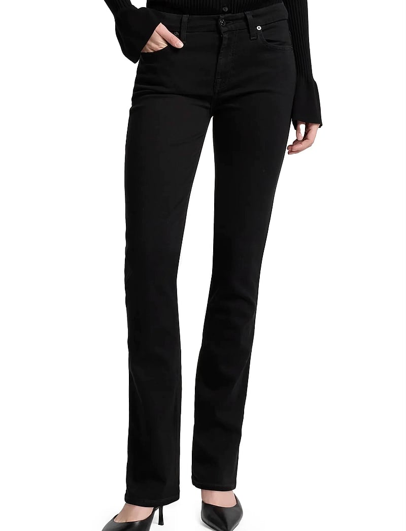 7 For All Mankind - KIMMIE STRAIGHT Rinsed Black - slim jeans - rinsed black - 0