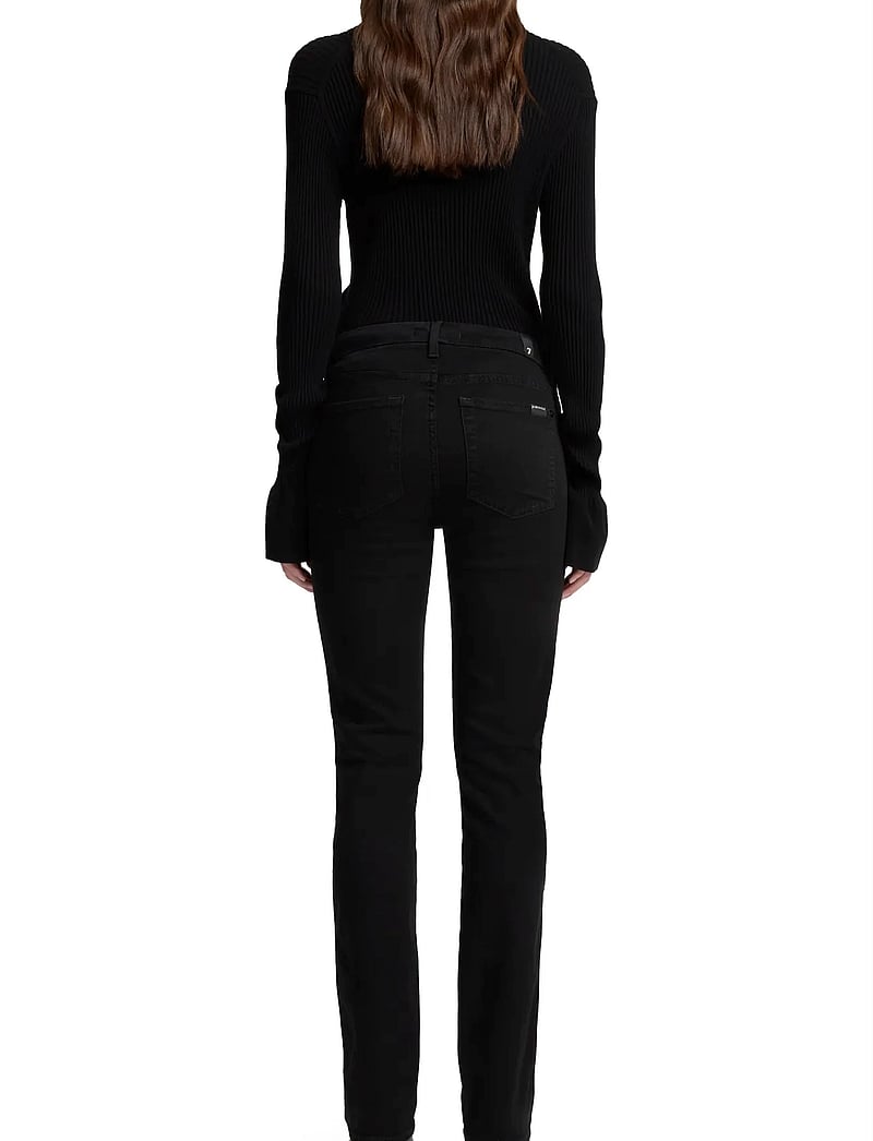 7 For All Mankind - KIMMIE STRAIGHT Rinsed Black - slim jeans - rinsed black - 2
