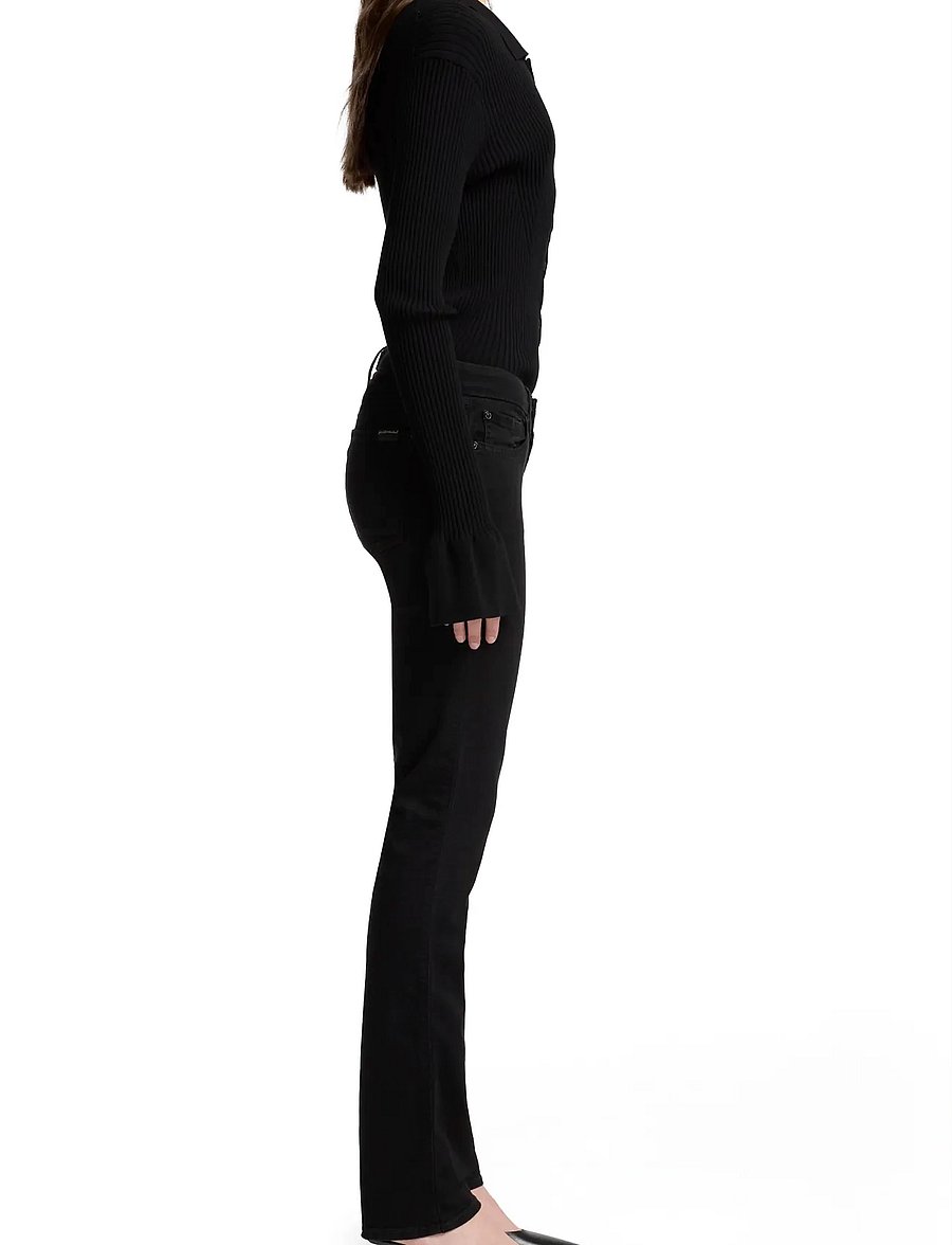 7 For All Mankind - KIMMIE STRAIGHT Rinsed Black - slim jeans - rinsed black - 3