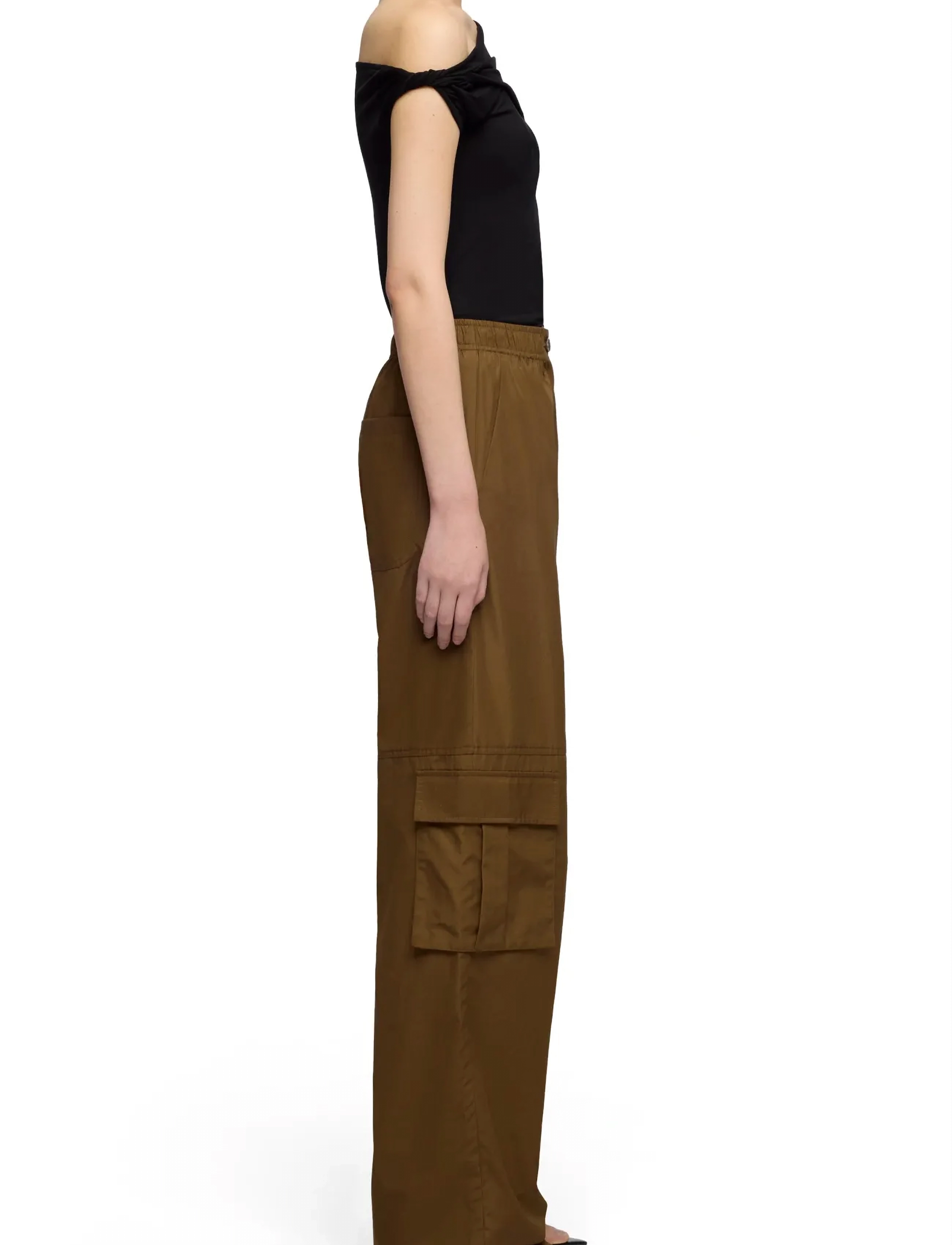 7 For All Mankind - CARGO WIDE PANT Popeline Toffee - cargobukser - toffee - 3