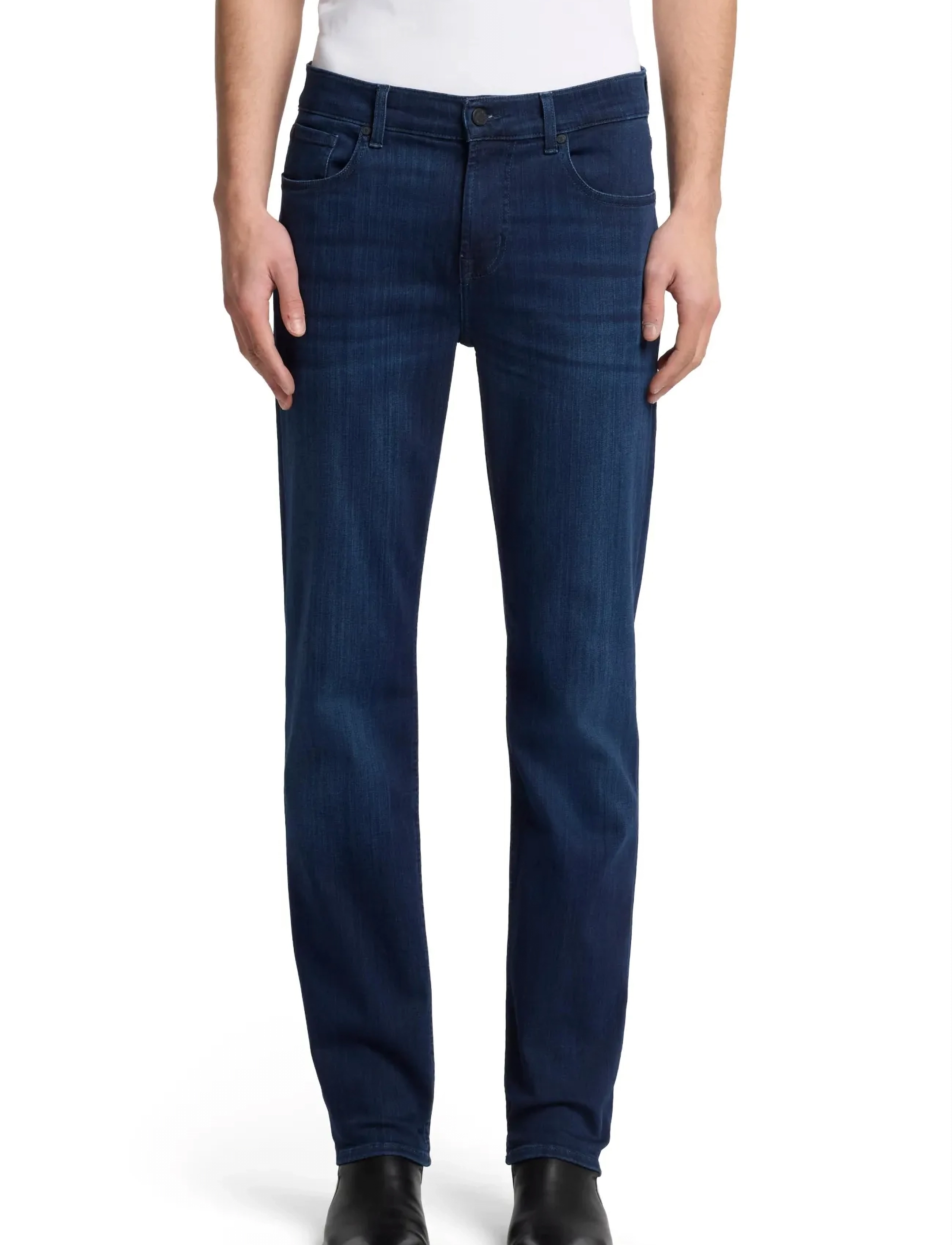 7 For All Mankind SLIMMY Mid Blue - Slim jeans - DEEP BLUE / navy