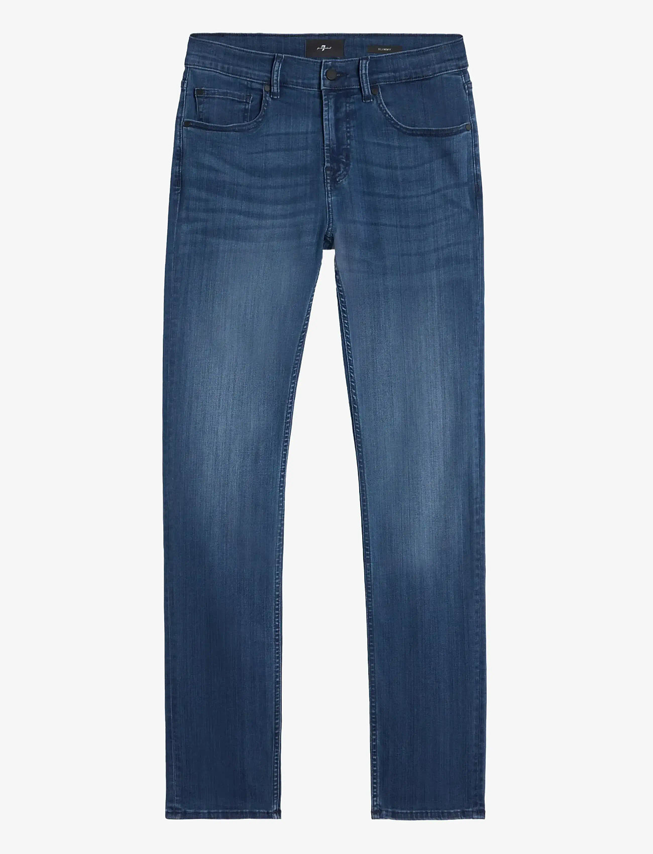 7 For All Mankind - SLIMMY Mid Blue - aptempti džinsai - mid blue - 1