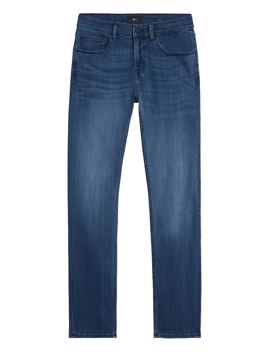 7 For All Mankind - SLIMMY Deep Blue - slim jeans - mid blue - 1