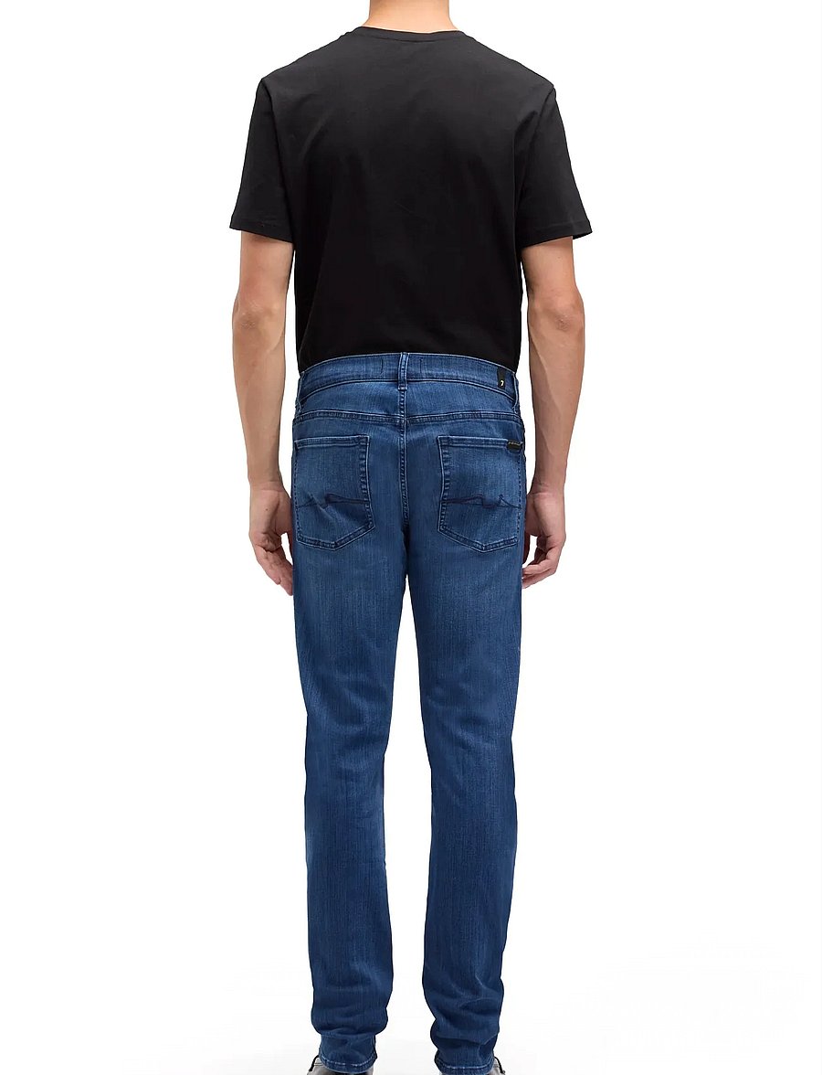 7 For All Mankind - SLIMMY Deep Blue - slim jeans - mid blue - 2