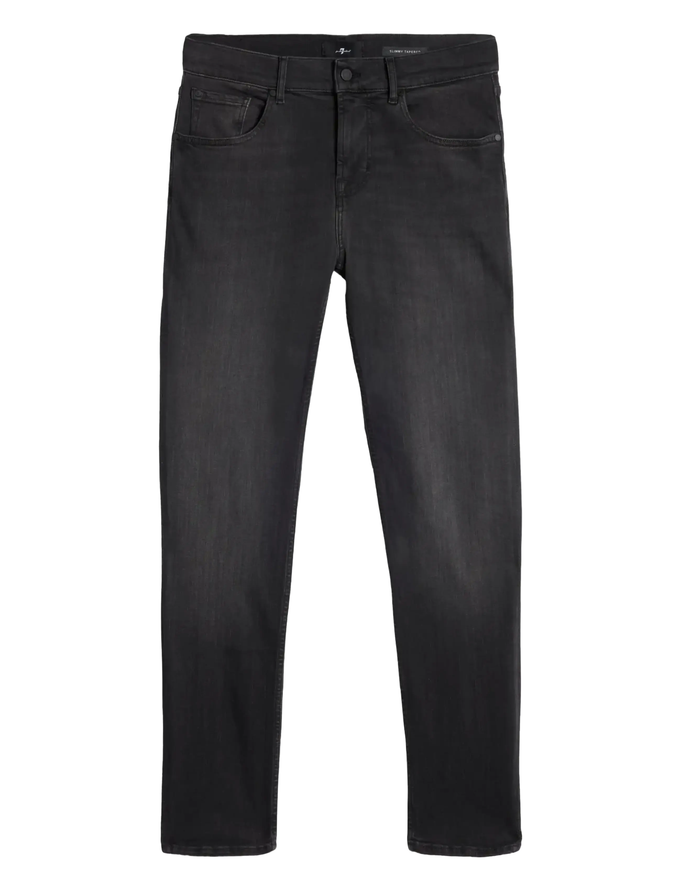 7 For All Mankind SLIMMY TAPERED Washed Black - 7 For All Mankind - WASHED BLACK / black