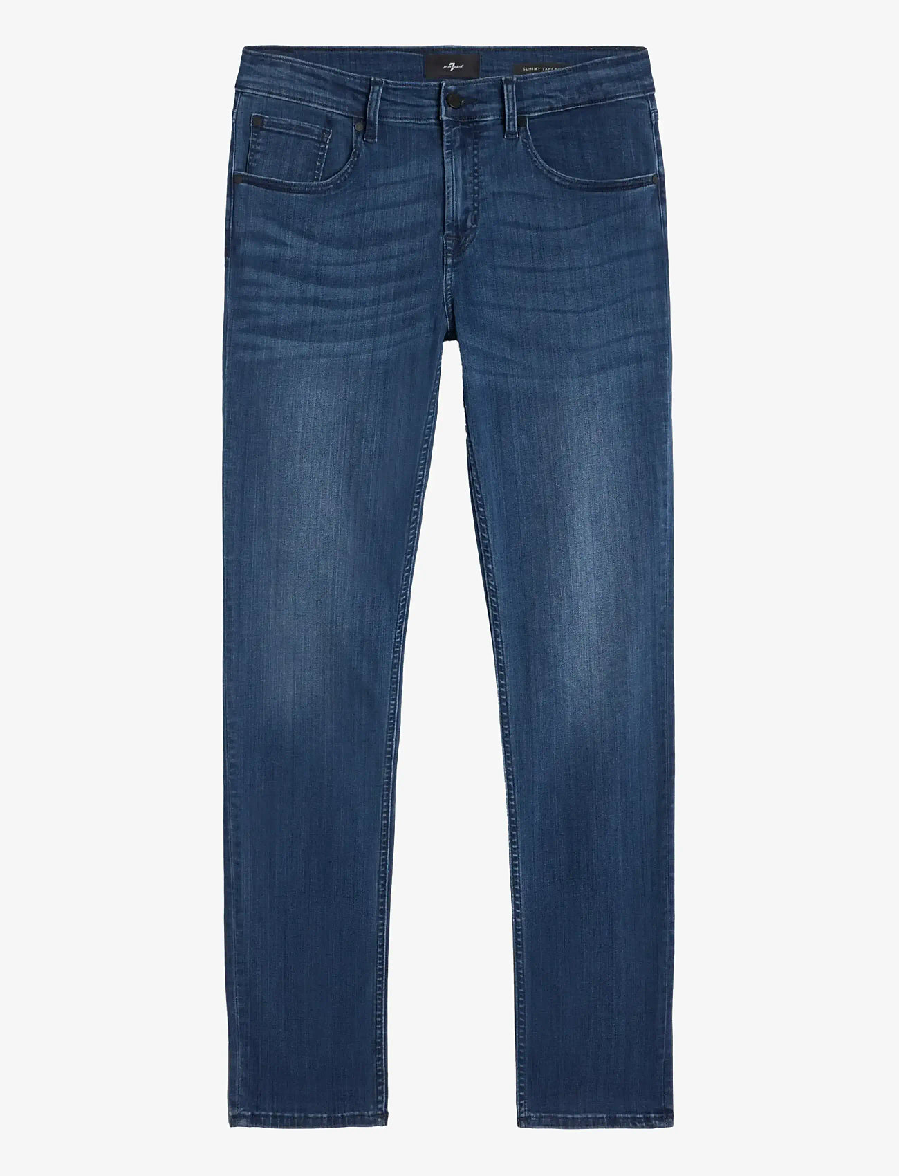 7 For All Mankind - SLIMMY TAPERED Mid Blue - tapered jeans - mid blue - 1