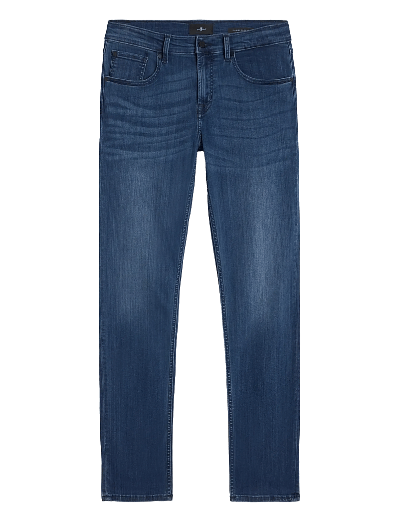 7 For All Mankind - SLIMMY TAPERED Mid Blue - tapered jeans - mid blue - 1
