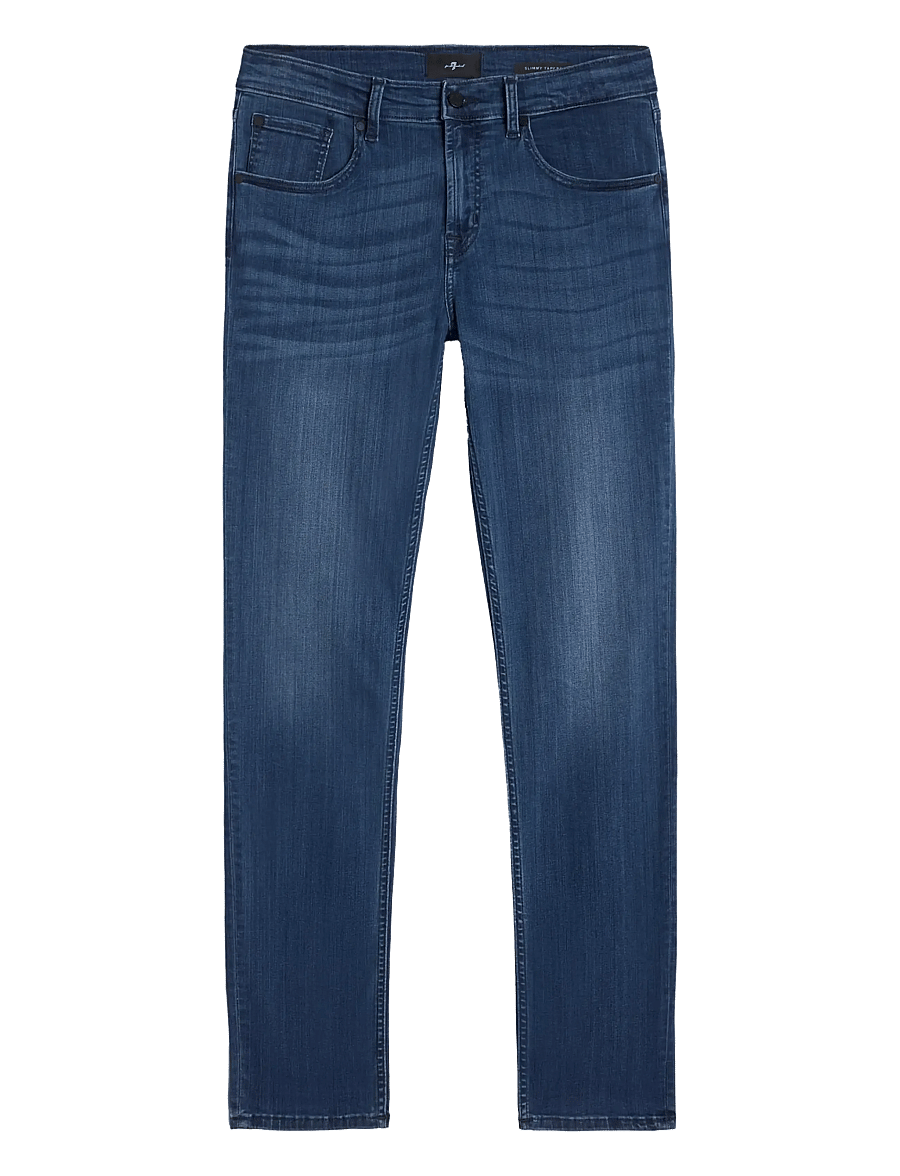 7 For All Mankind - SLIMMY TAPERED Mid Blue - tapered lõikega teksad - mid blue - 1