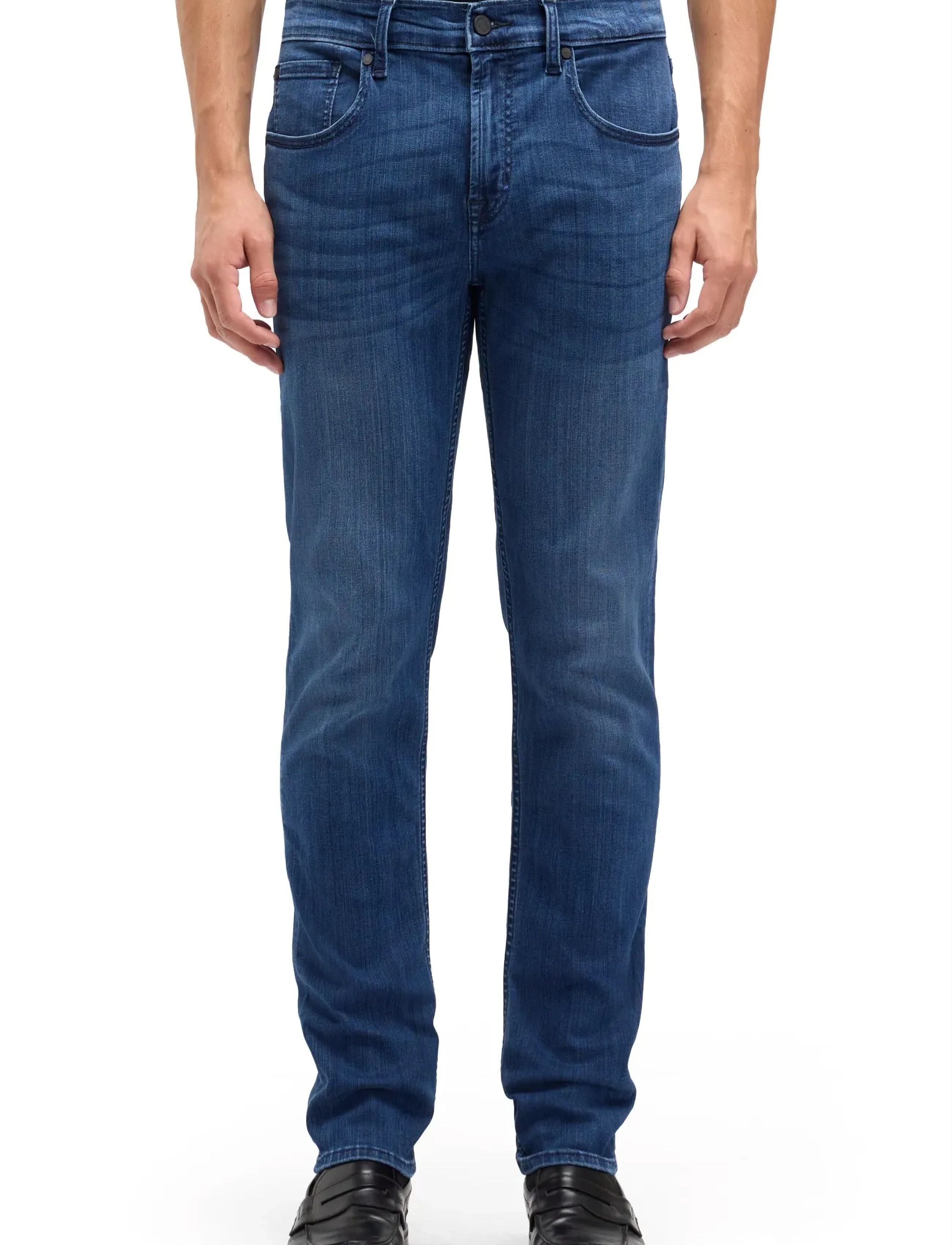 7 For All Mankind Slimmy Tapered Mid Blue, 28 x 32, Jeans, Blau - Tapered, Männerswear