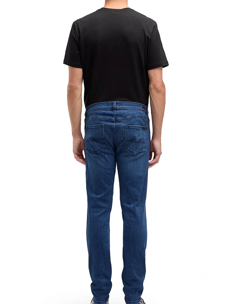 7 For All Mankind - SLIMMY TAPERED Mid Blue - tapered jeans - mid blue - 2