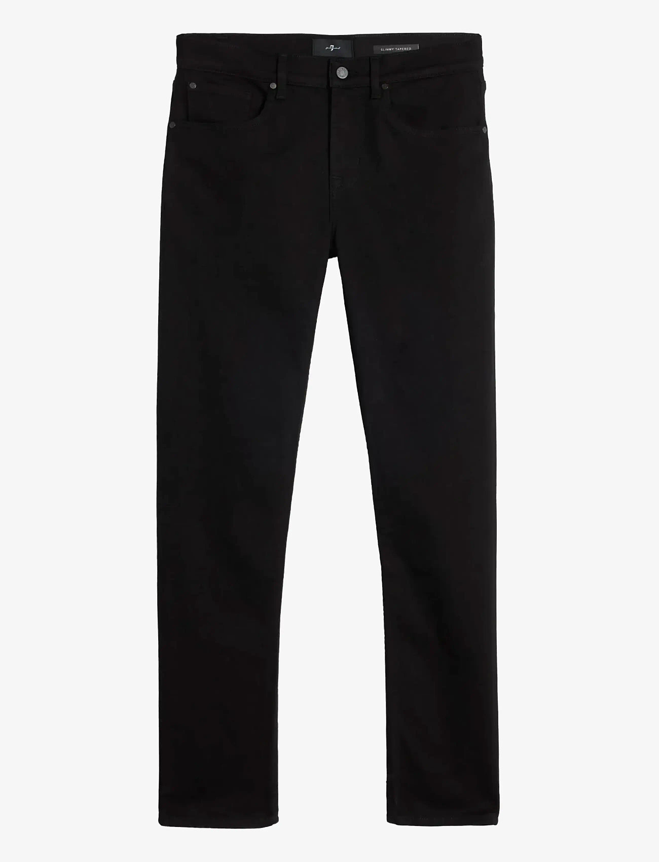 7 For All Mankind - SLIMMY TAPERED Rinse Black - tapered jeans - rinse black - 1