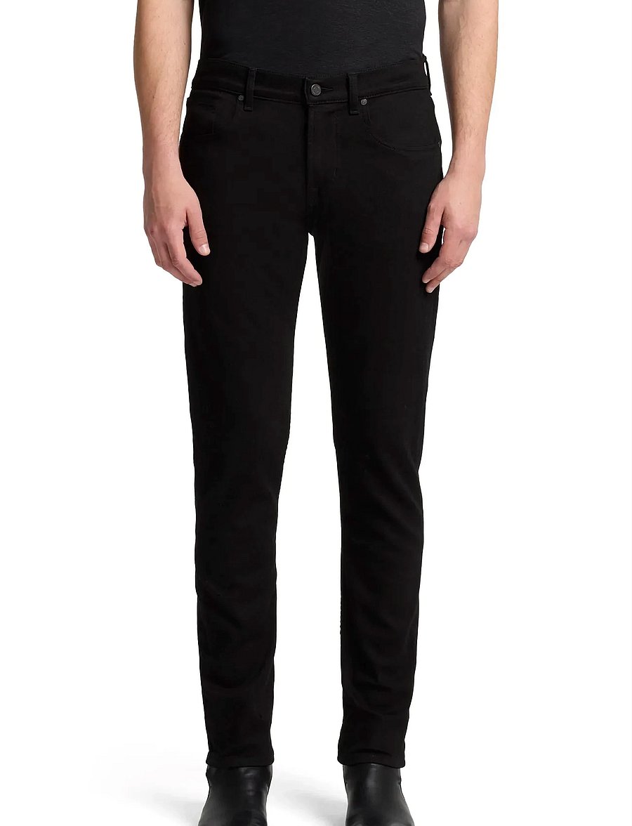 7 For All Mankind - SLIMMY TAPERED Rinse Black - tapered jeans - rinse black - 0