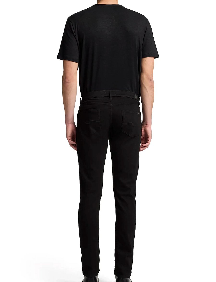 7 For All Mankind - SLIMMY TAPERED Rinse Black - tapered jeans - rinse black - 2
