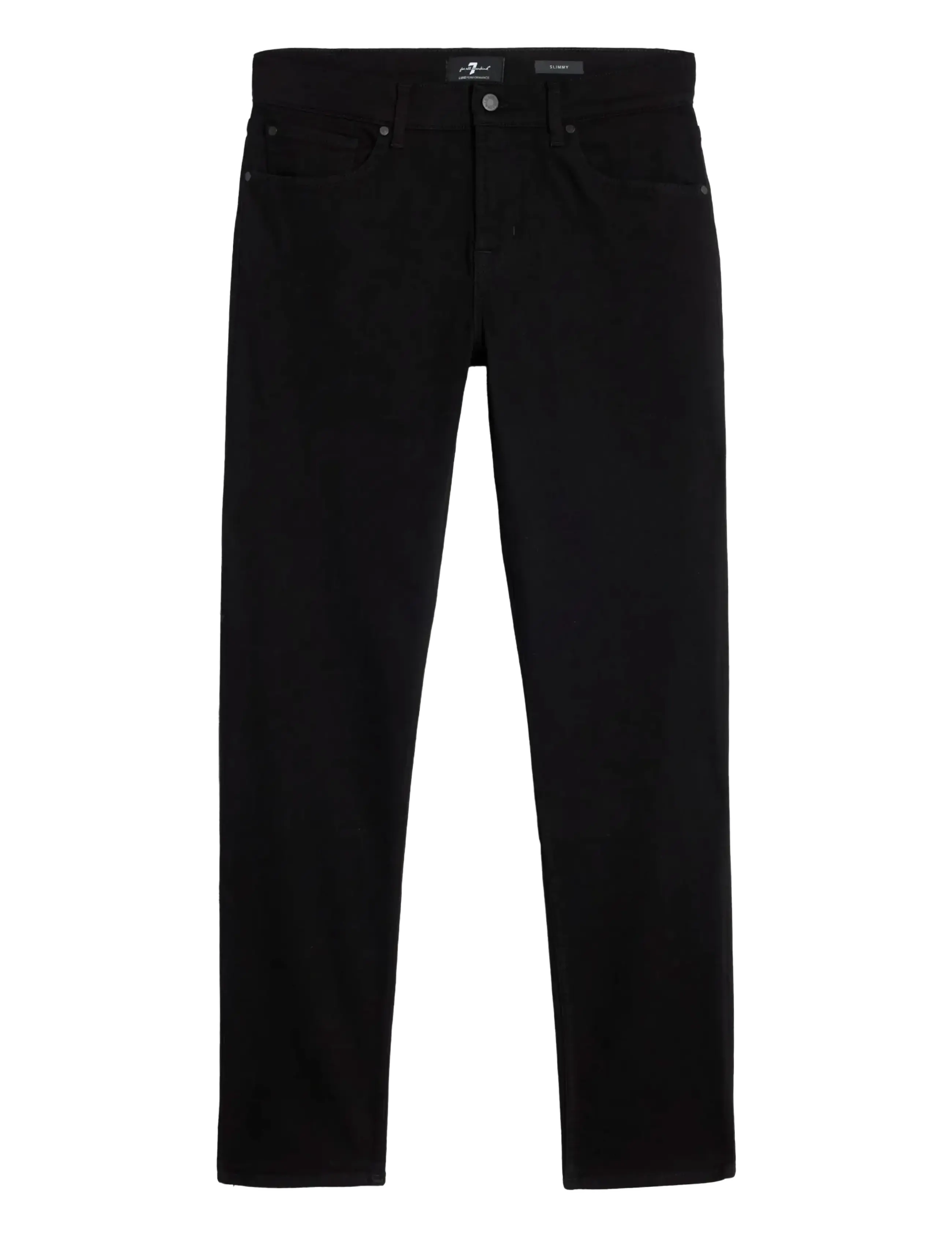7 For All Mankind SLIMMY Rinse Black - Slim fit jeans - RINSE BLACK / black