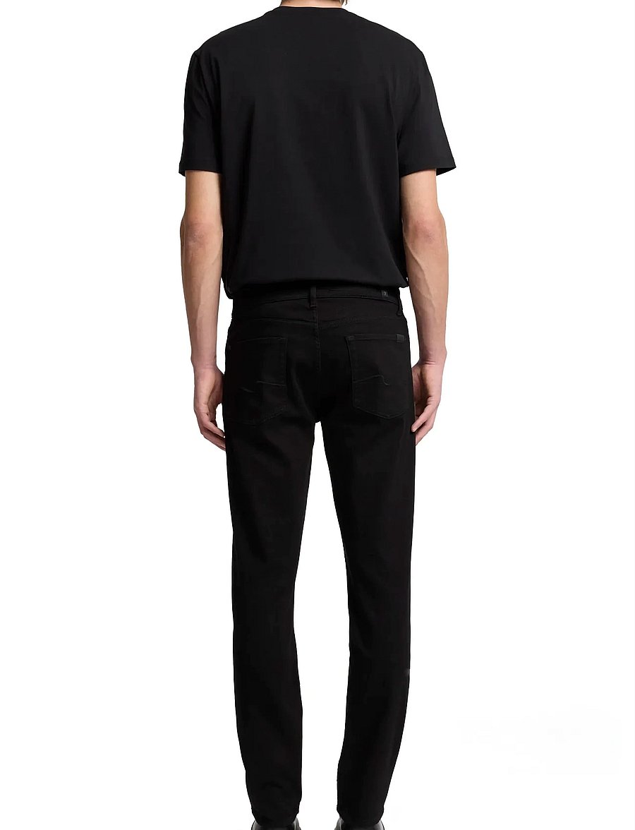 7 For All Mankind - SLIMMY Rinse Black - džinsa bikses ar tievām starām - rinse black - 2
