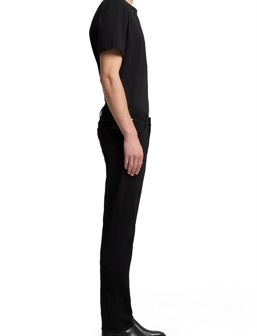 7 For All Mankind - SLIMMY Rinse Black - džinsa bikses ar tievām starām - rinse black - 3
