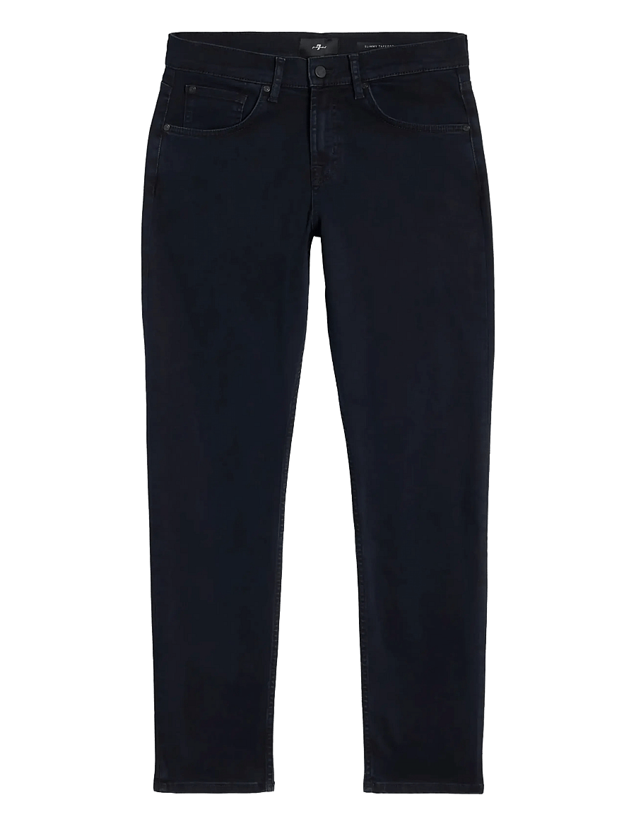 7 For All Mankind - SLIMMY TAPERED Blue Black - tapered jeans - blue black - 1