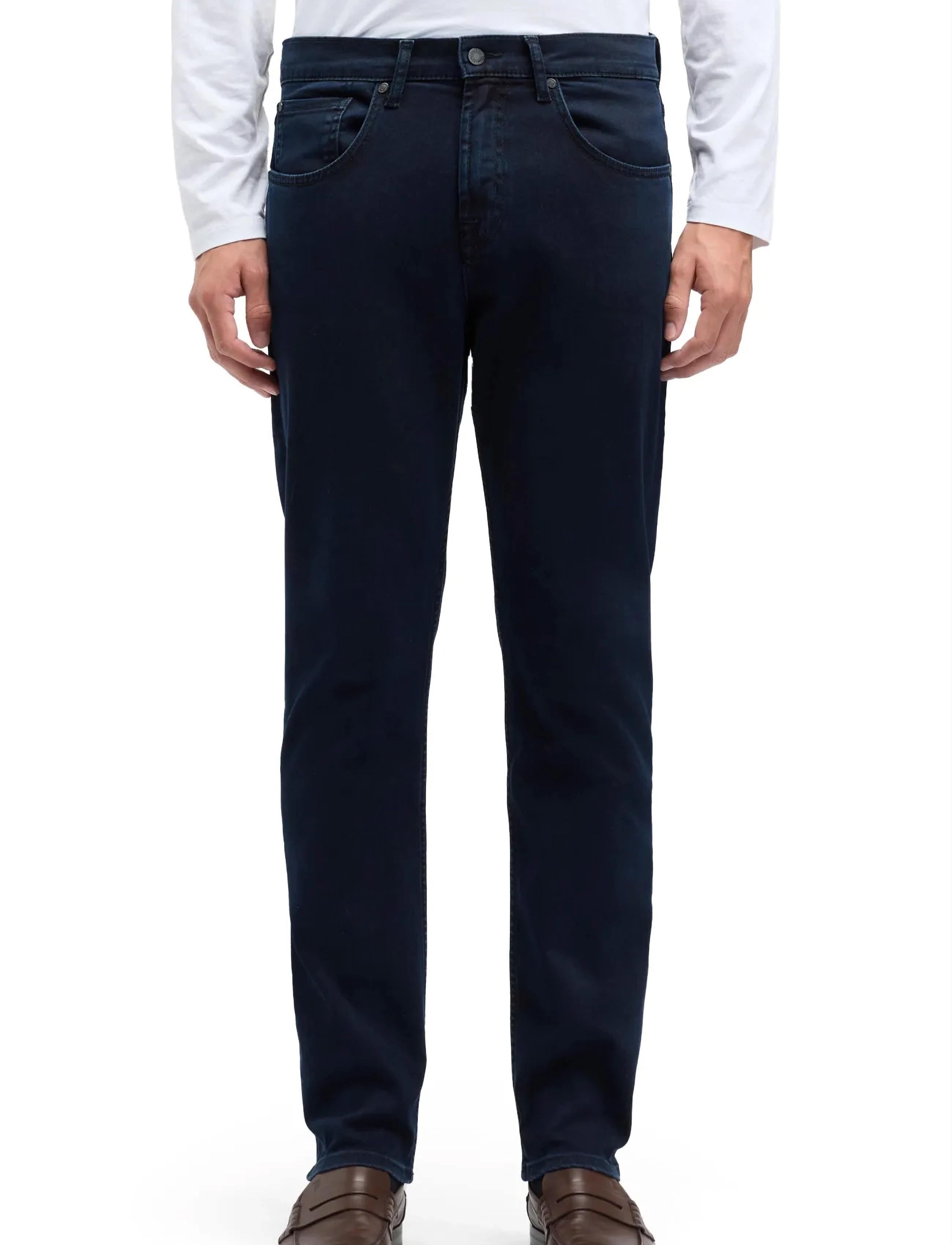 7 For All Mankind SLIMMY TAPERED Blue Black - Back to Basics - BLUE BLACK / navy