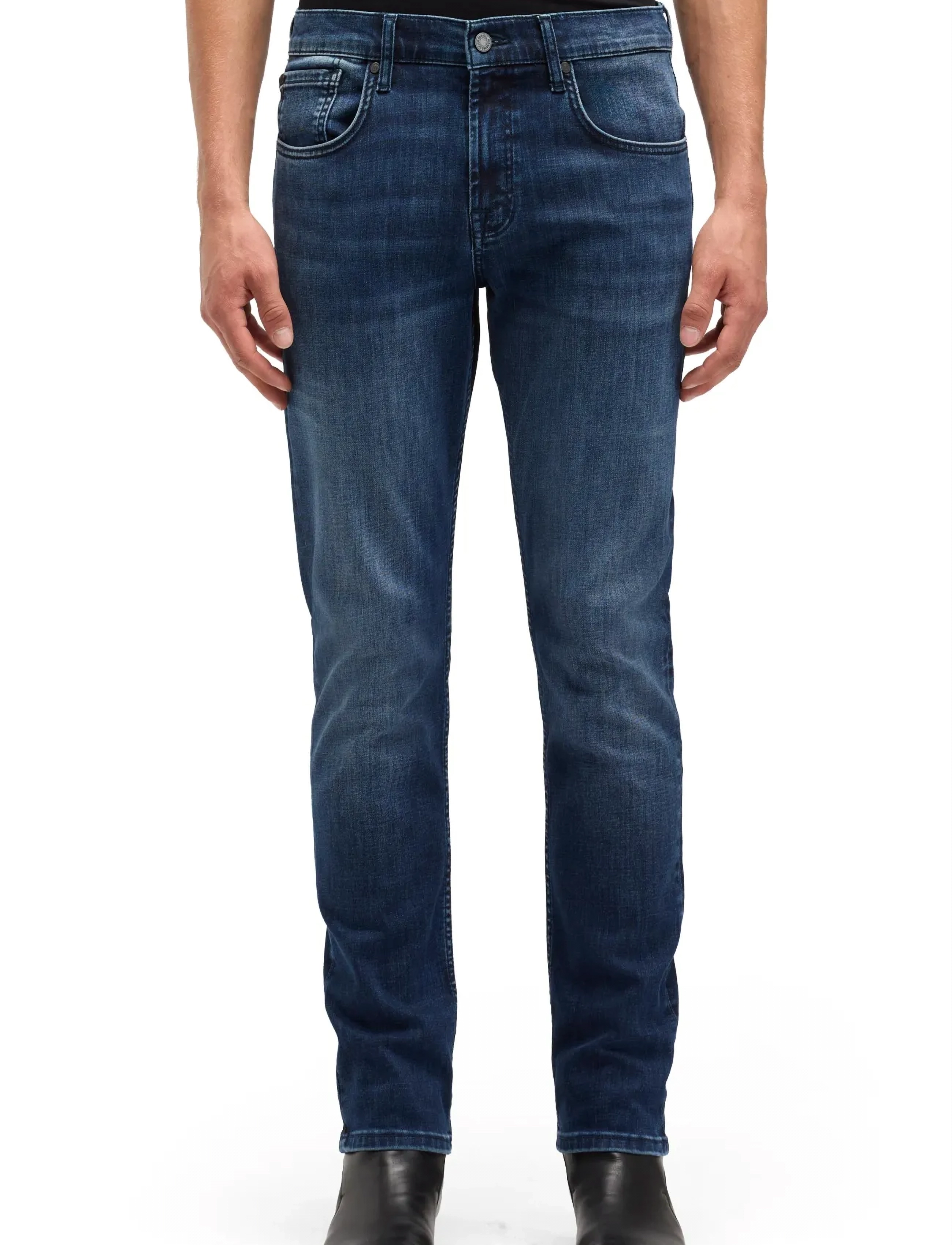 7 For All Mankind Slimmy Tapered Dark Blue, 32 x 32, Blue, Jeans > Tapered, Herre