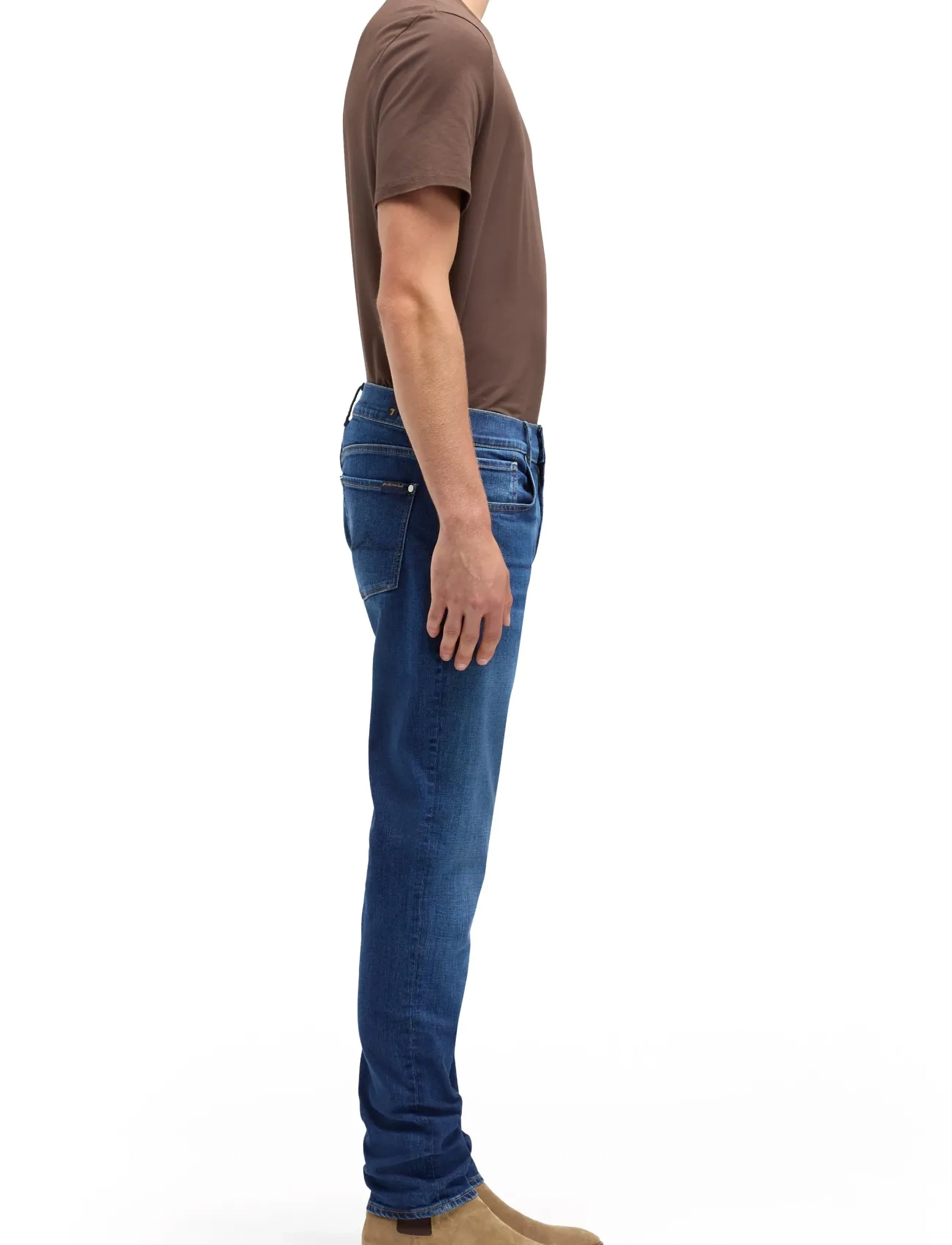 7 For All Mankind - SLIMMY TAPERED Wavefrom - tapered lõikega teksad - peak - 3