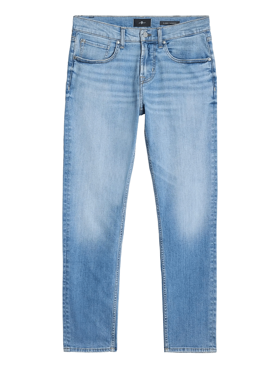 7 For All Mankind - SLIMMY TAPERED Wavefrom - tapered jeans - raincloud - 1