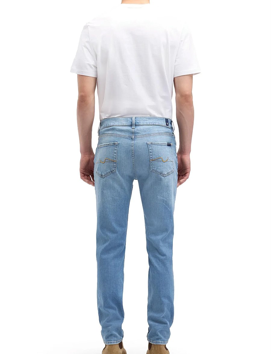 7 For All Mankind - SLIMMY TAPERED Wavefrom - tapered jeans - raincloud - 2