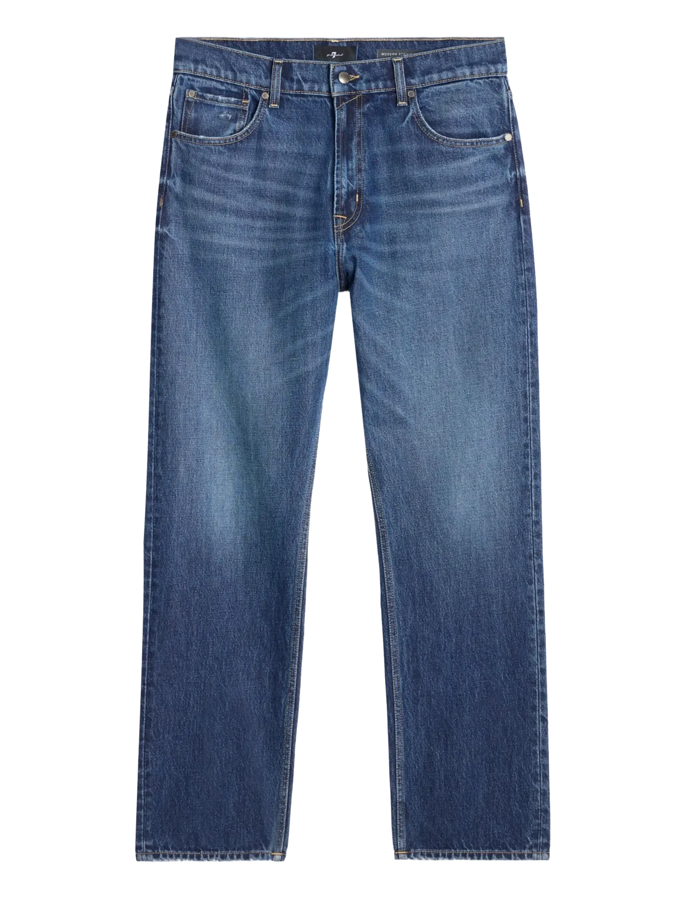 7 FOR ALL MANKIND Modern Straight Brave Blau - 30x32 - Herren