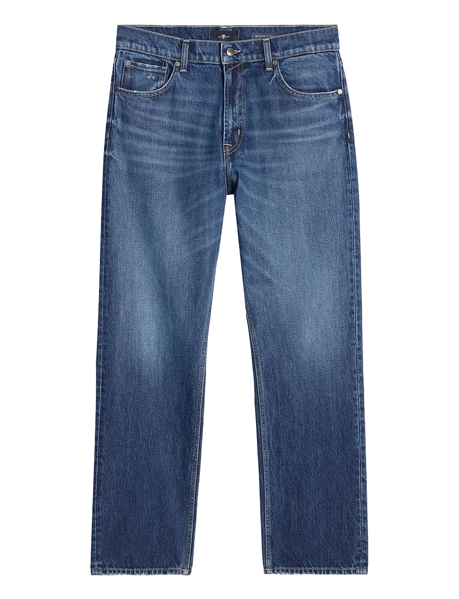 7 For All Mankind - MODERN STRAIGHT Brave - regular piegriezuma džinsa bikses - brave - 1