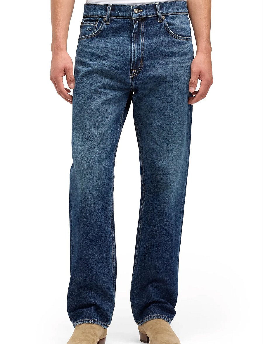 7 For All Mankind - MODERN STRAIGHT Brave - regular piegriezuma džinsa bikses - brave - 0