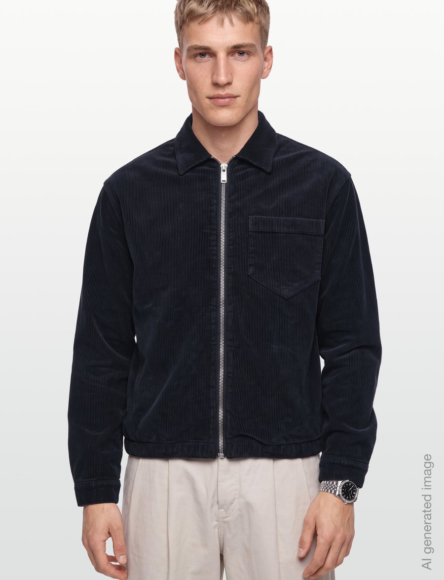 7 For All Mankind - ZIP OVERSHIRT Navy - sügisjoped - nav - 3