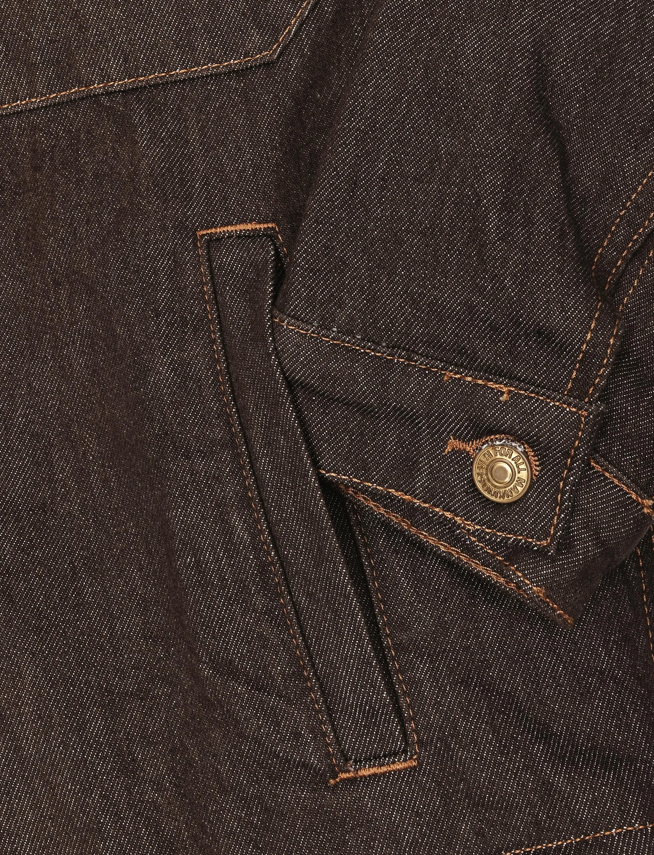 7 For All Mankind - PLEATED JACKET Deep Earth - earth - 3